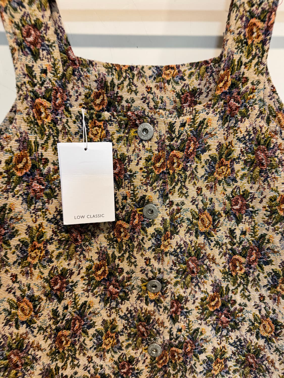 새상품 frontrow 프론트로우 자카드 원피스 상품이미지9