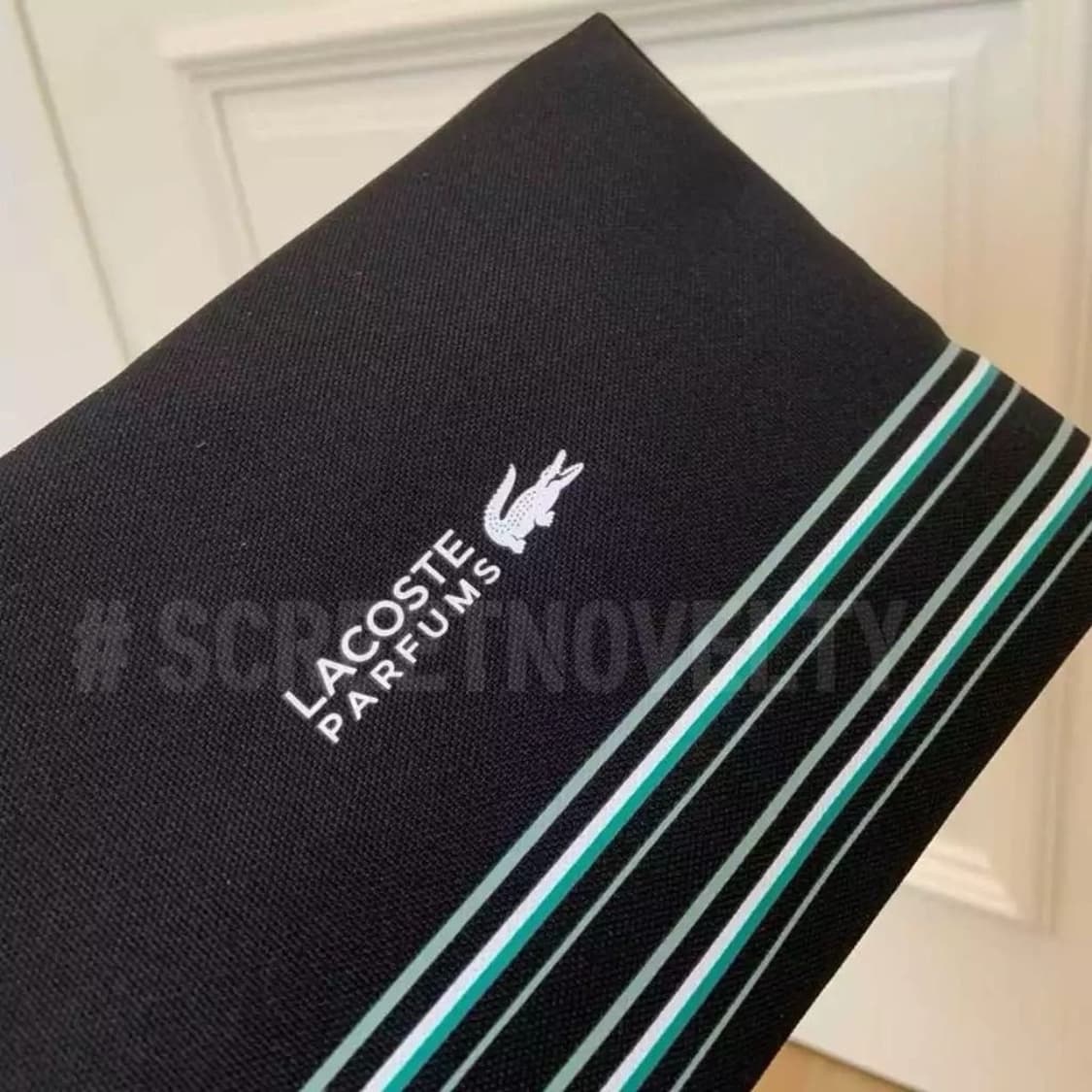라코스테 퍼퓸 핸들 파우치 기프트 블랙 상품이미지2