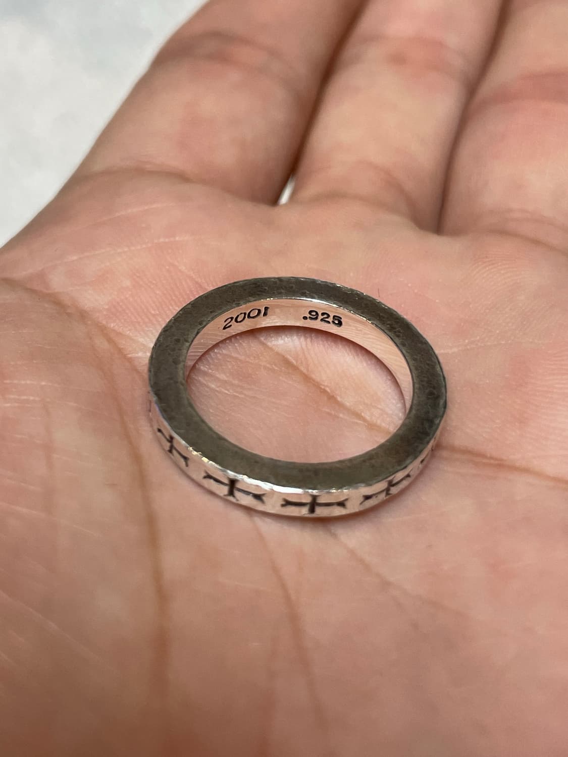 [US7.5] 크롬하츠 퍽유링 3mm 국내영수증, 풀구성 상품이미지3