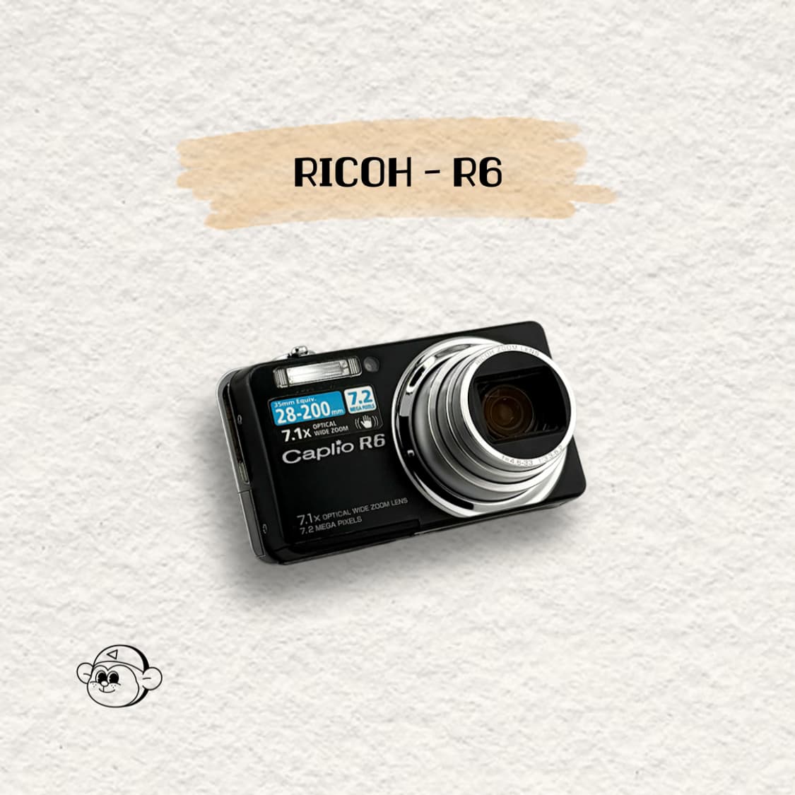 [📸리코감성] RICOH 리코 카프리오 R6 레트로 디지털 카메라 상품이미지1