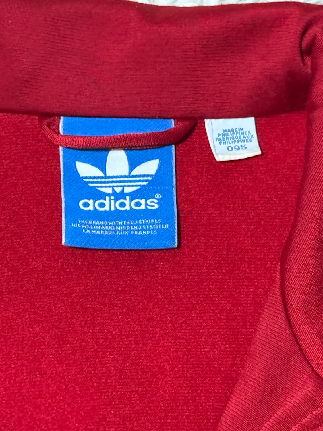 아디다스 파이어버드 버건디 네이비 트랙탑 져지 상품이미지3