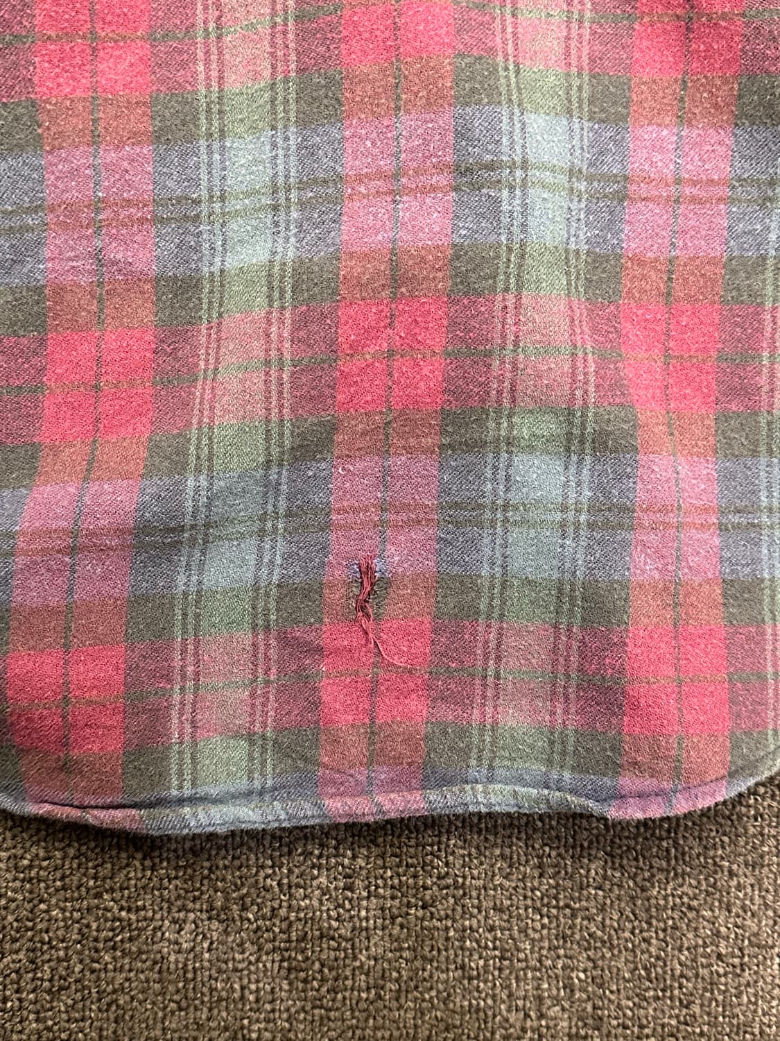 OS)L.L.Bean 빈티지 플란넬 버튼다운 셔츠 상품이미지4