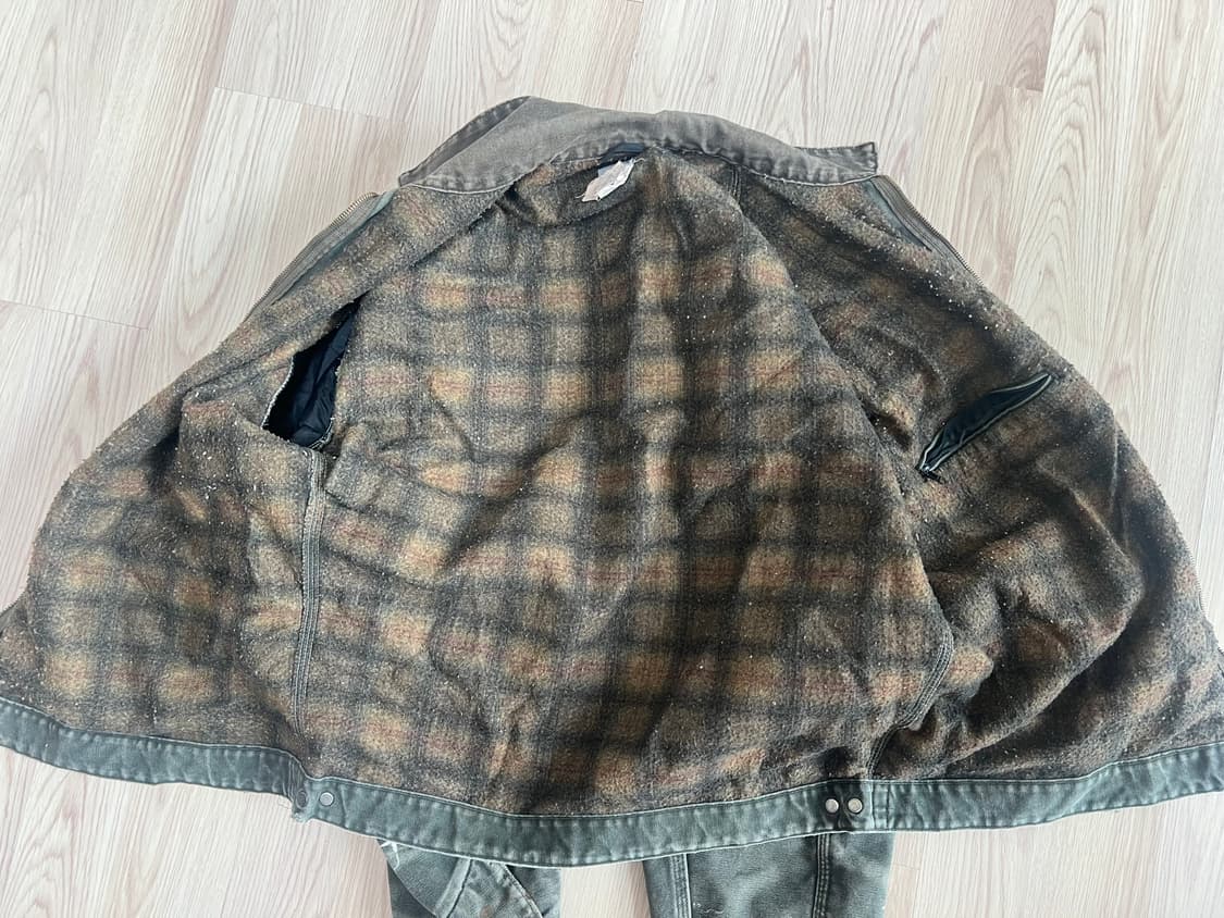 빈티지 칼하트 J97 mos 모스그린 XL 상품이미지4