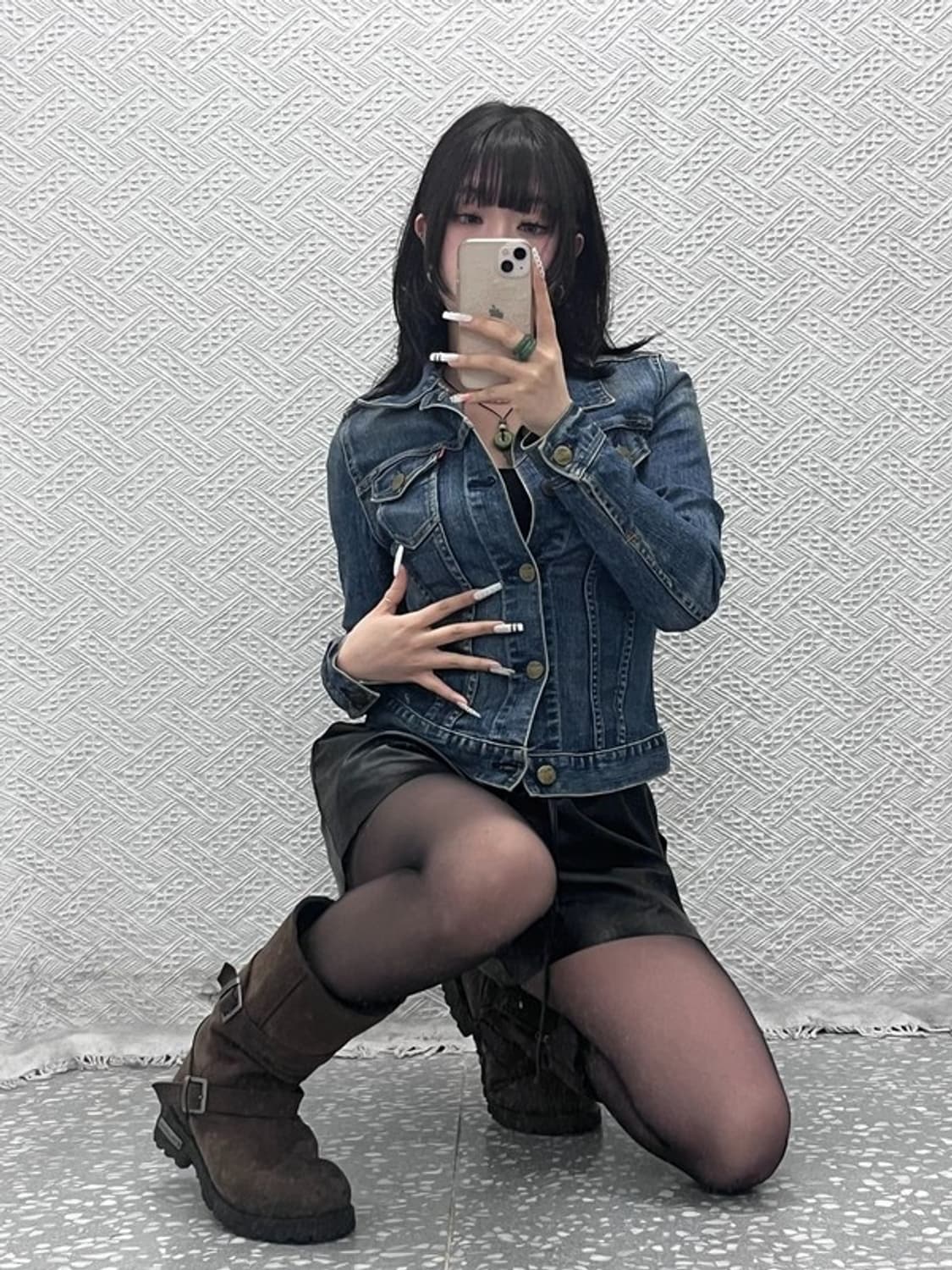 리바이스 레드탭 올드스쿨 Y2K 대장급 딱붙핏 데님자켓 M C10814 상품이미지2