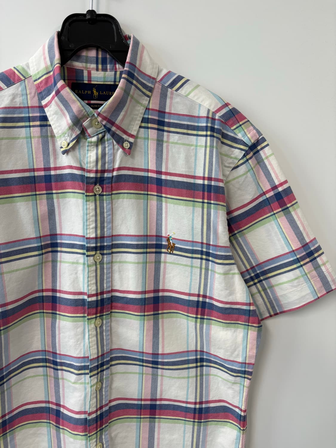 폴로 랄프로렌 체크 반팔 셔츠 상품이미지4