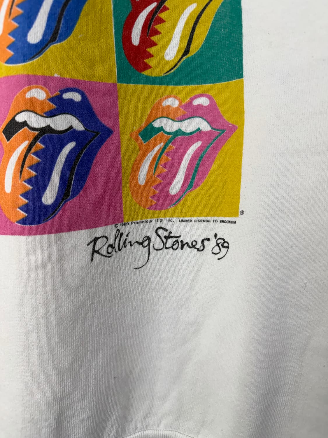 롤링스톤즈 1989 북미 투어 스웻셔츠 (MADE IN USA) 상품이미지3