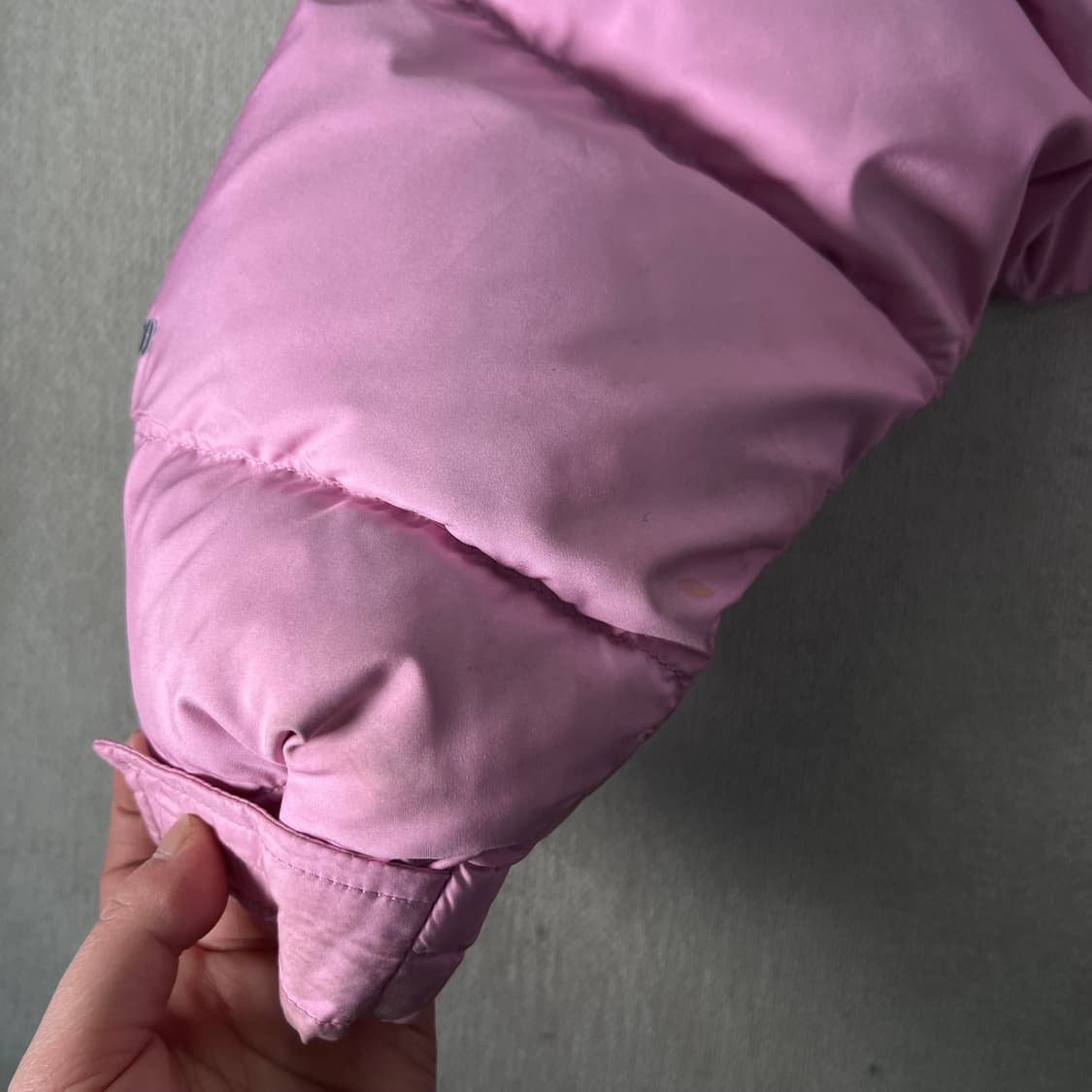 95 노스페이스 해외판 희귀 딸기우유 핑크 700 눕시 패딩 상품이미지7