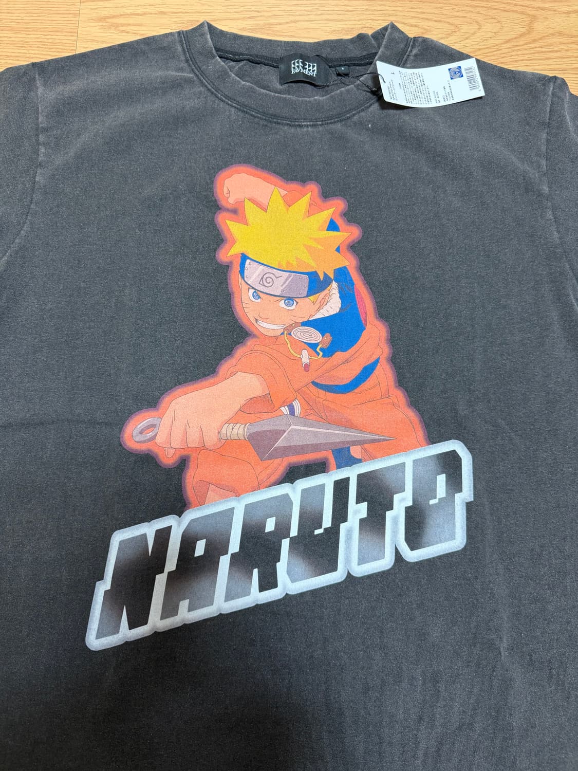 나루토 피그먼트 티셔츠 라지 새상품 상품이미지2