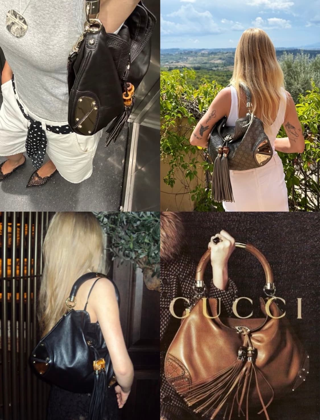 구찌 인디 뱀부 숄더백 상품이미지3