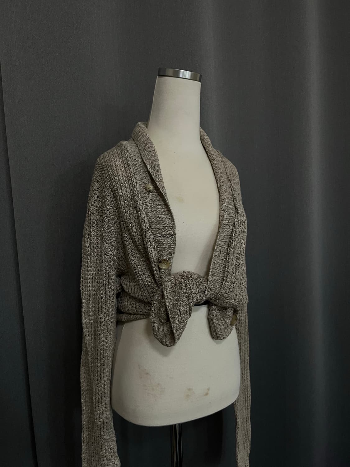 모리 베이지 가디건 상품이미지2