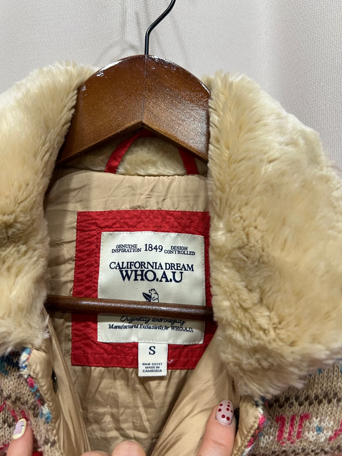 후아유 여성 에스닉 패딩조끼  상품이미지4