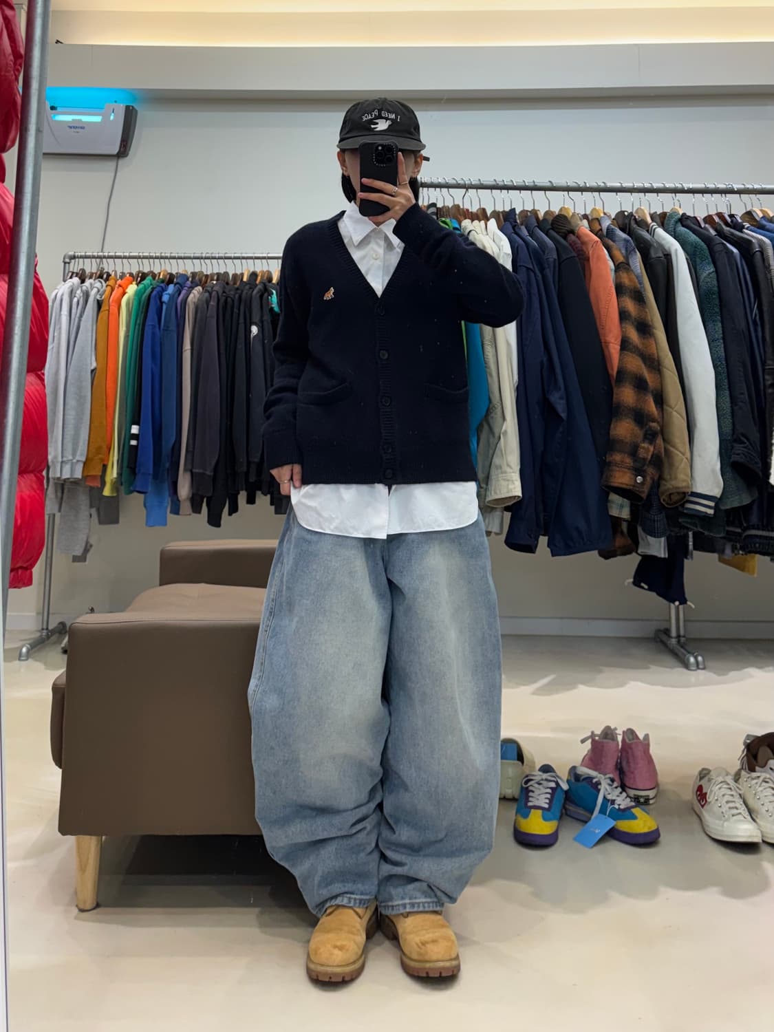 메종 키츠네 베이비 폭스 패치 가디건 상품이미지5