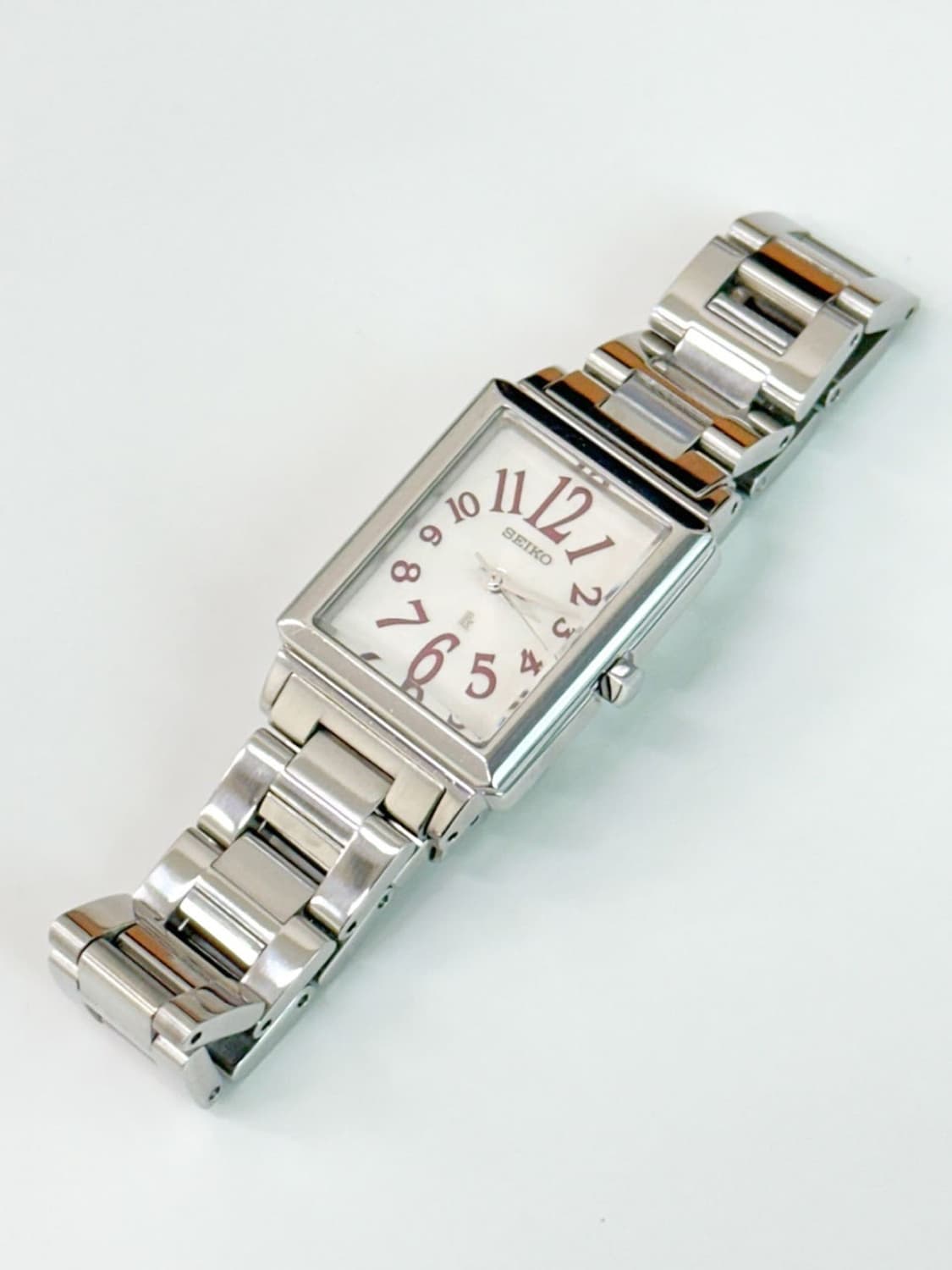 seiko / 세이코 루키아 스퀘어 실버 쿼츠 여성 시계 상품이미지1