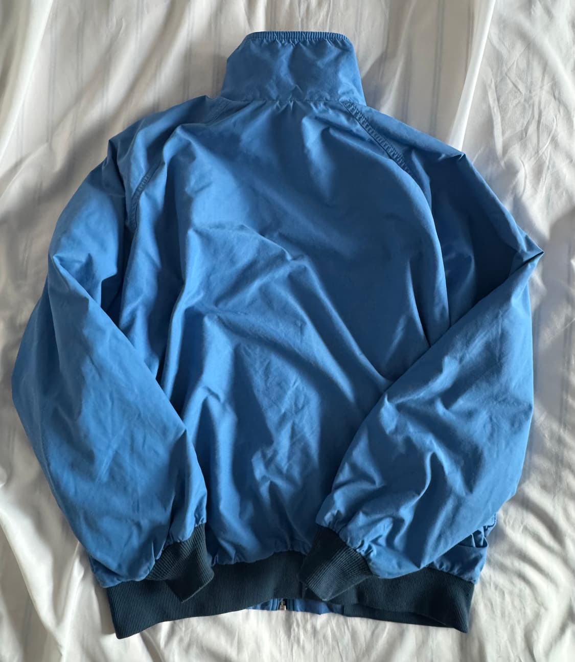 [L] 90s 엘엘빈 ll bean 집업 해링턴 자켓 블루 상품이미지2