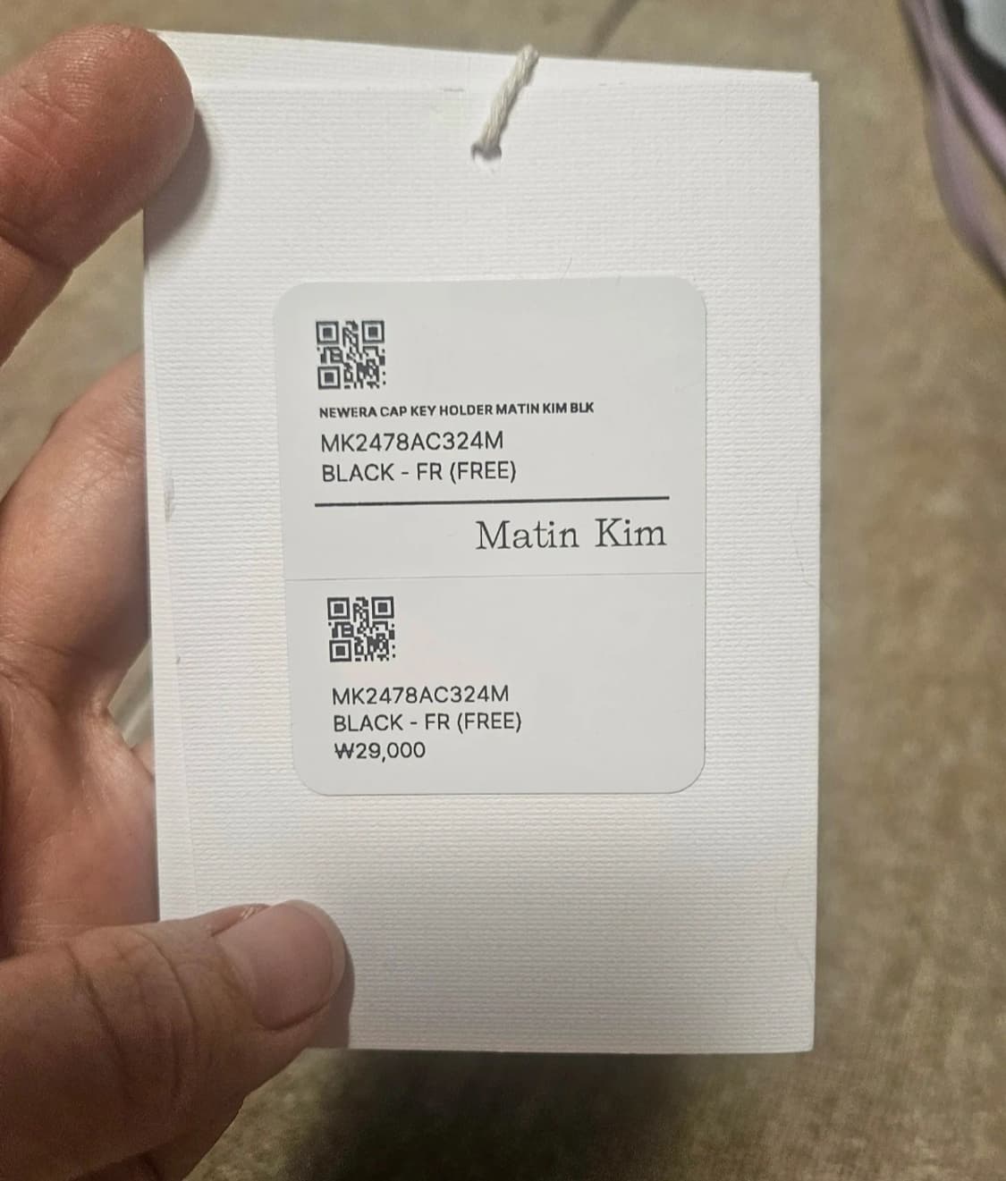 마뗑킴 뉴에라 볼캡 키링 새상품  상품이미지3