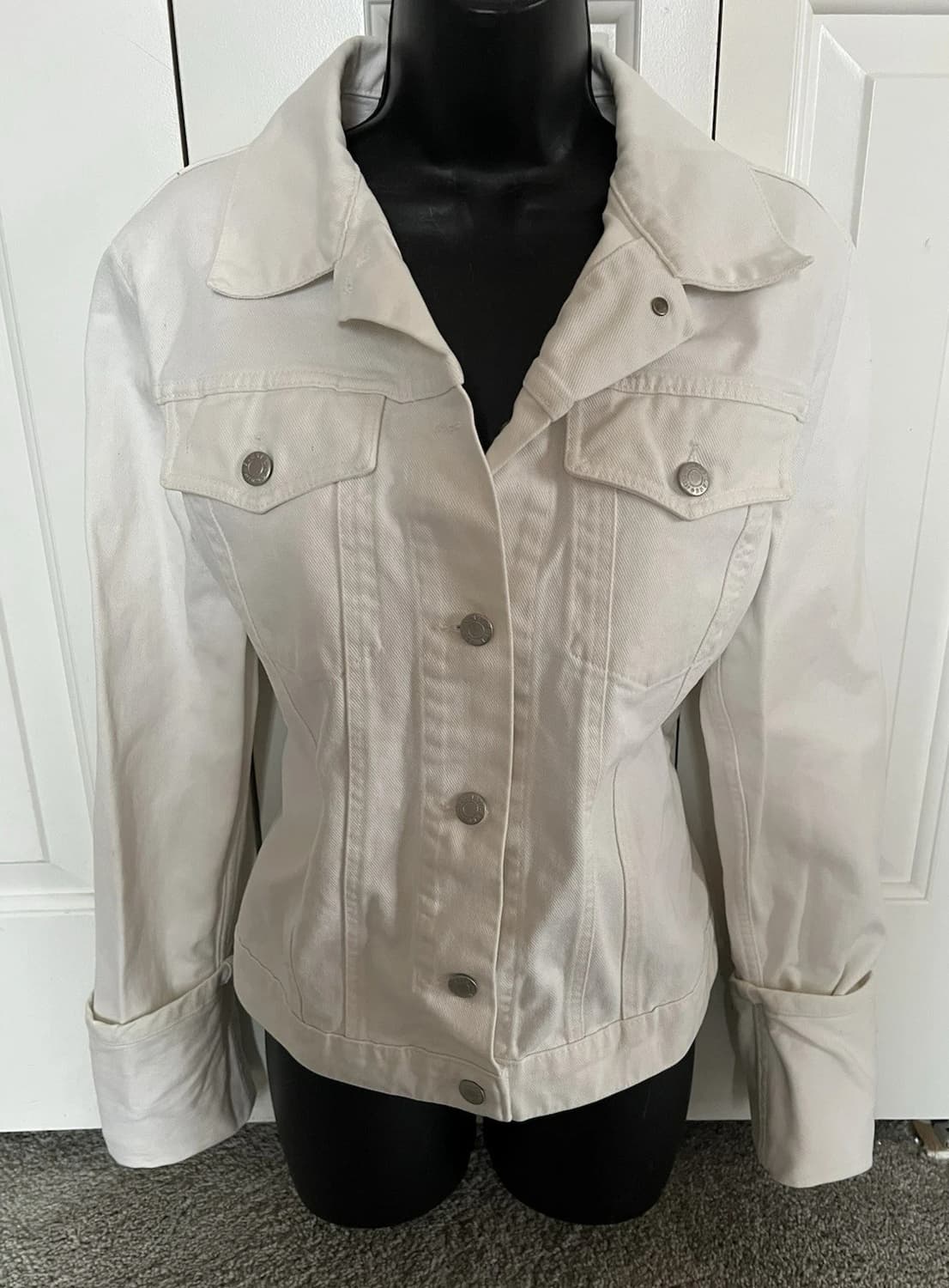 헬무트 랭 화이트 데님 자켓 상품이미지2