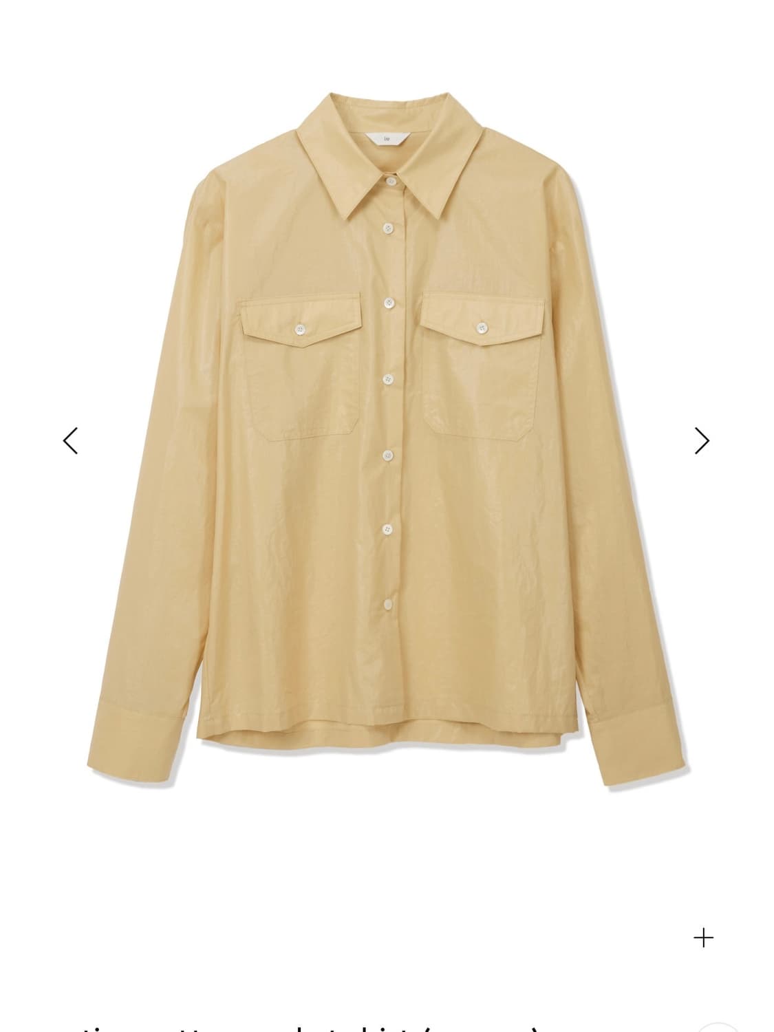 르 코팅 포켓셔츠 살구 오렌지 상품이미지9