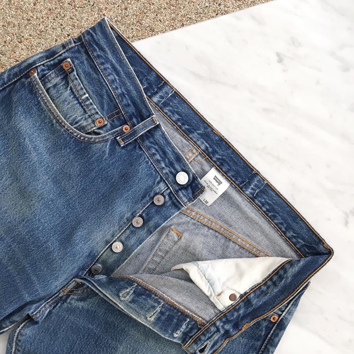 501 중청바지 긴바지 데님 / 허리 33 사이즈 상품이미지5