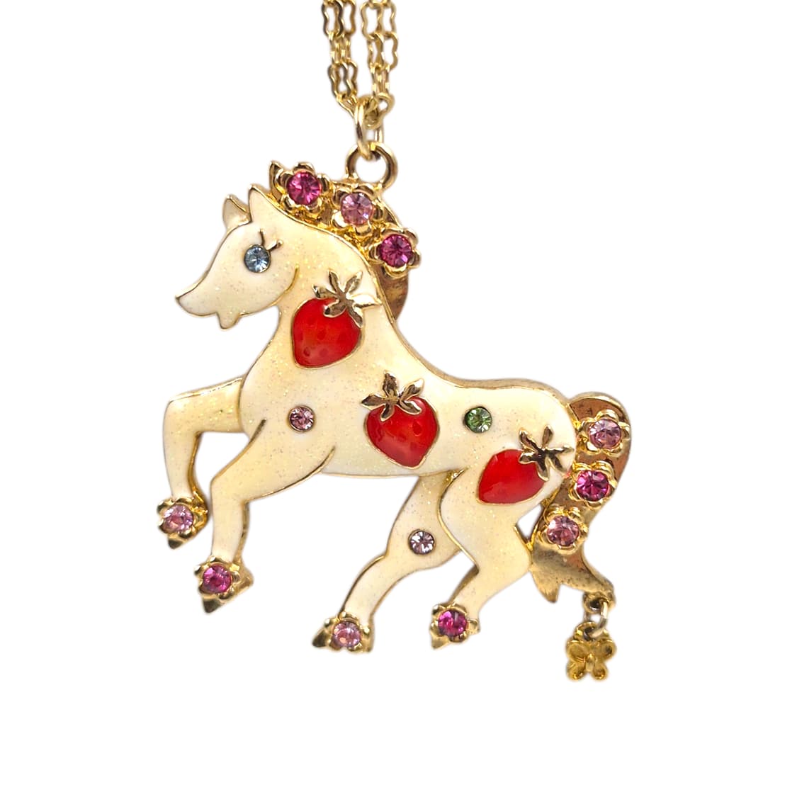 안나수이 컬렉션 유니콘 딸기 레이어드 목걸이 상품이미지6