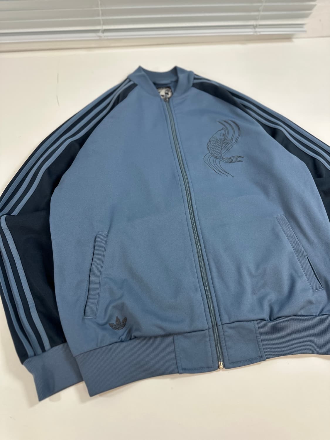 아디다스 adidas 블루 잉어 져지 트랙탑 105 상품이미지2