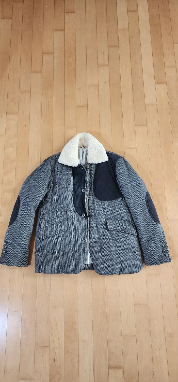 일꼬르소 덕다운 헤링본 패딩 L 상품이미지1