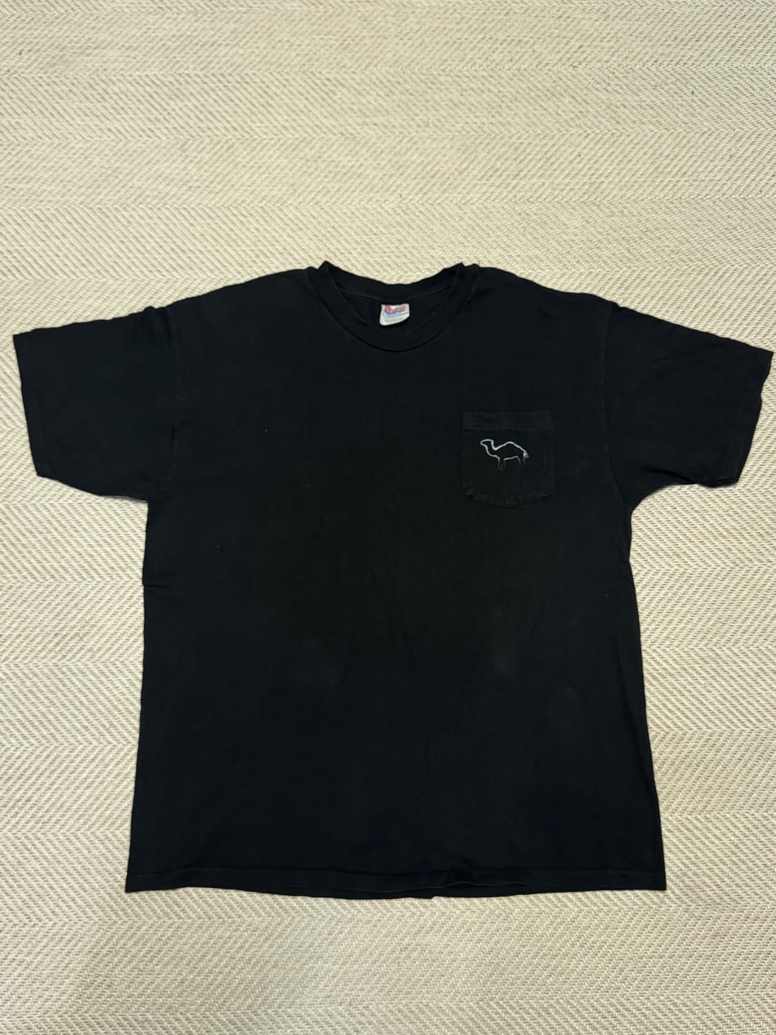 (XL) 9Os 카멜 프로모 이클립스 포켓 티셔츠 상품이미지2