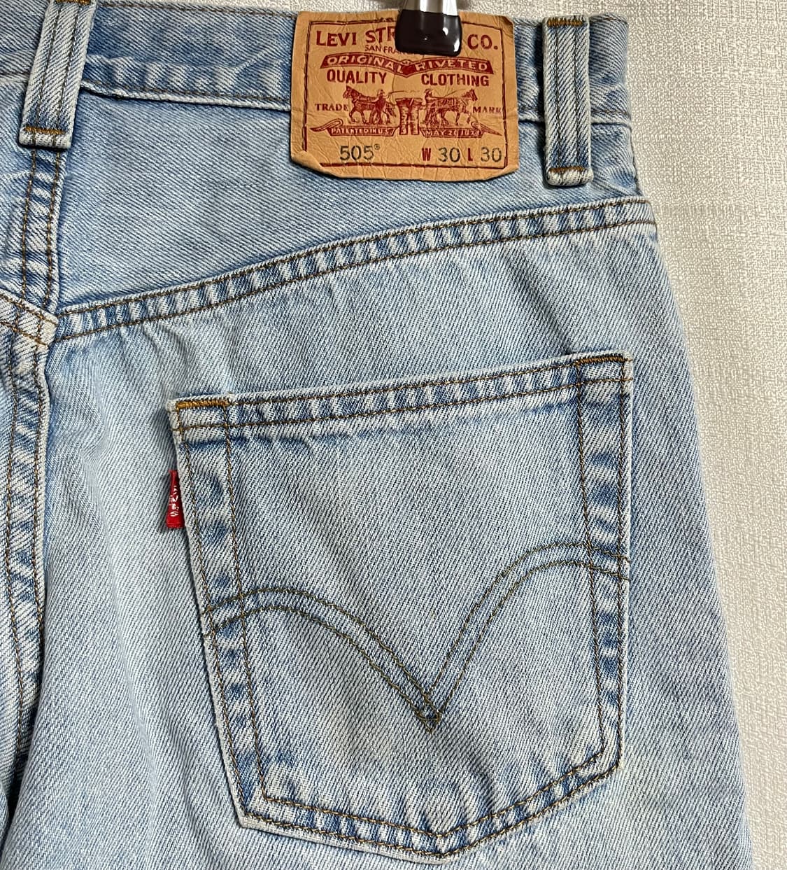 리바이스 505 레귤러핏 데님팬츠 청바지 30 상품이미지6