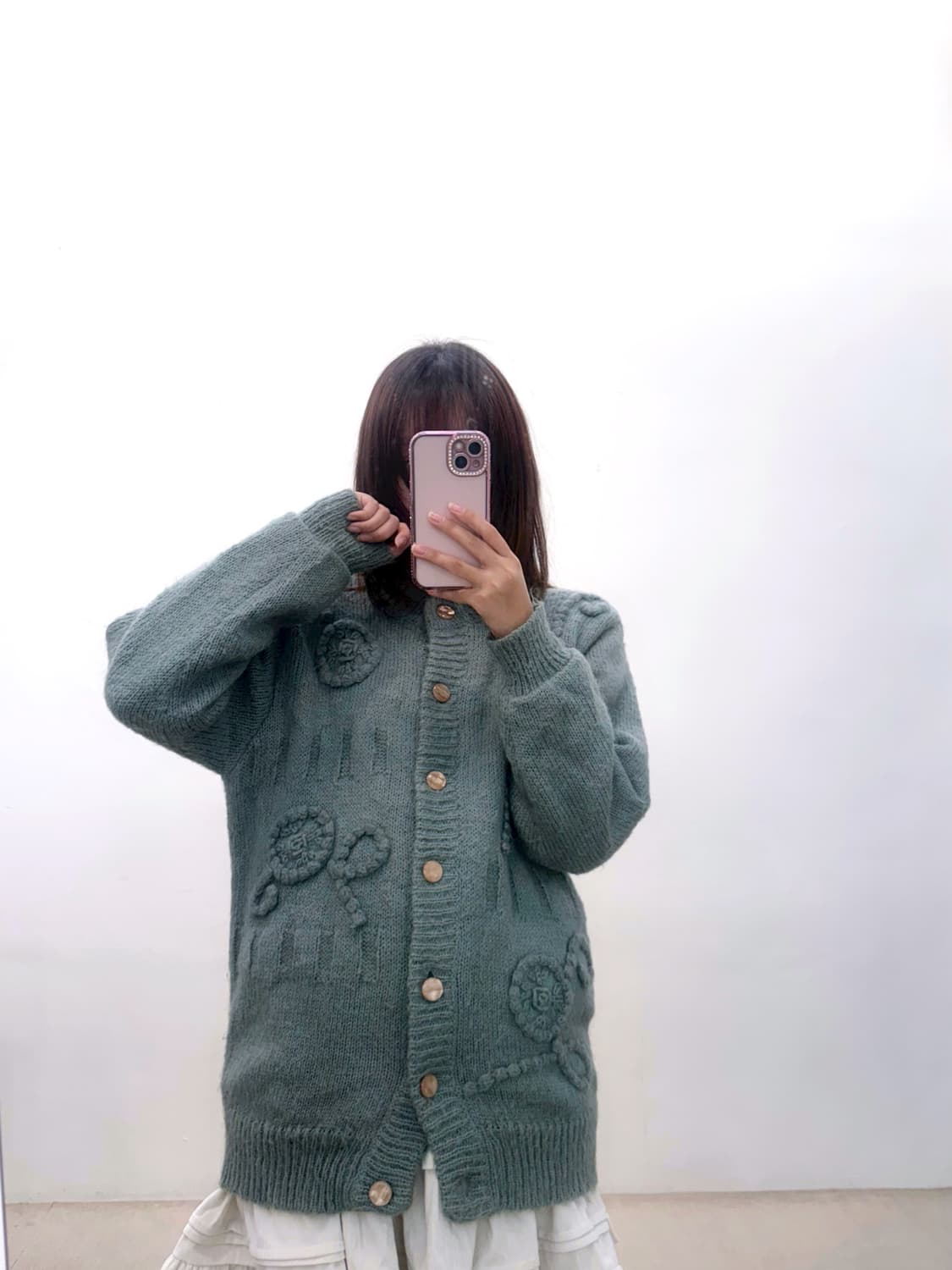 민트우유 모리걸 폭닥 니트 가디건 상품이미지6