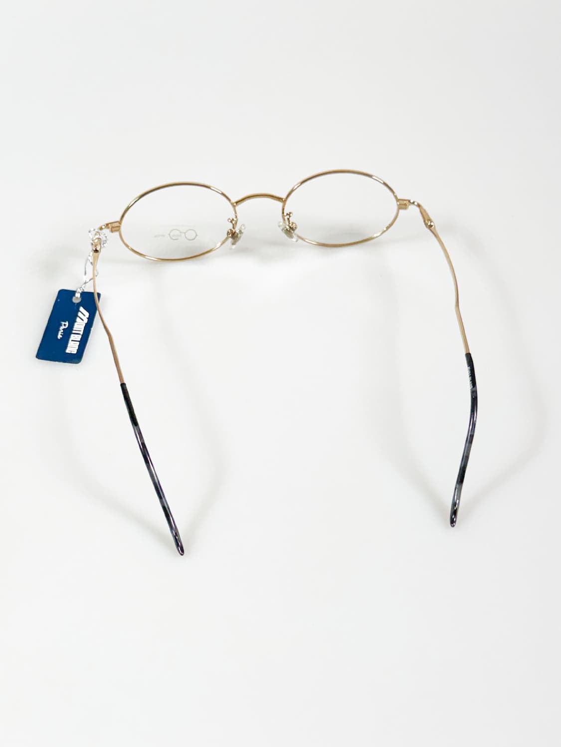 MONTBLANC PARIS 골드 슬림 오벌 프레임 빈티지 안경 상품이미지6