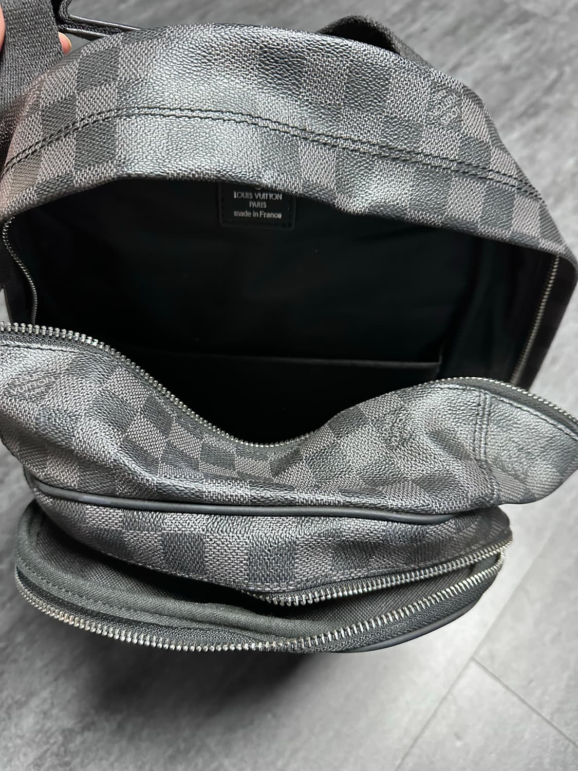 그래이+블랙 백팩(남녀공용) 상품이미지2