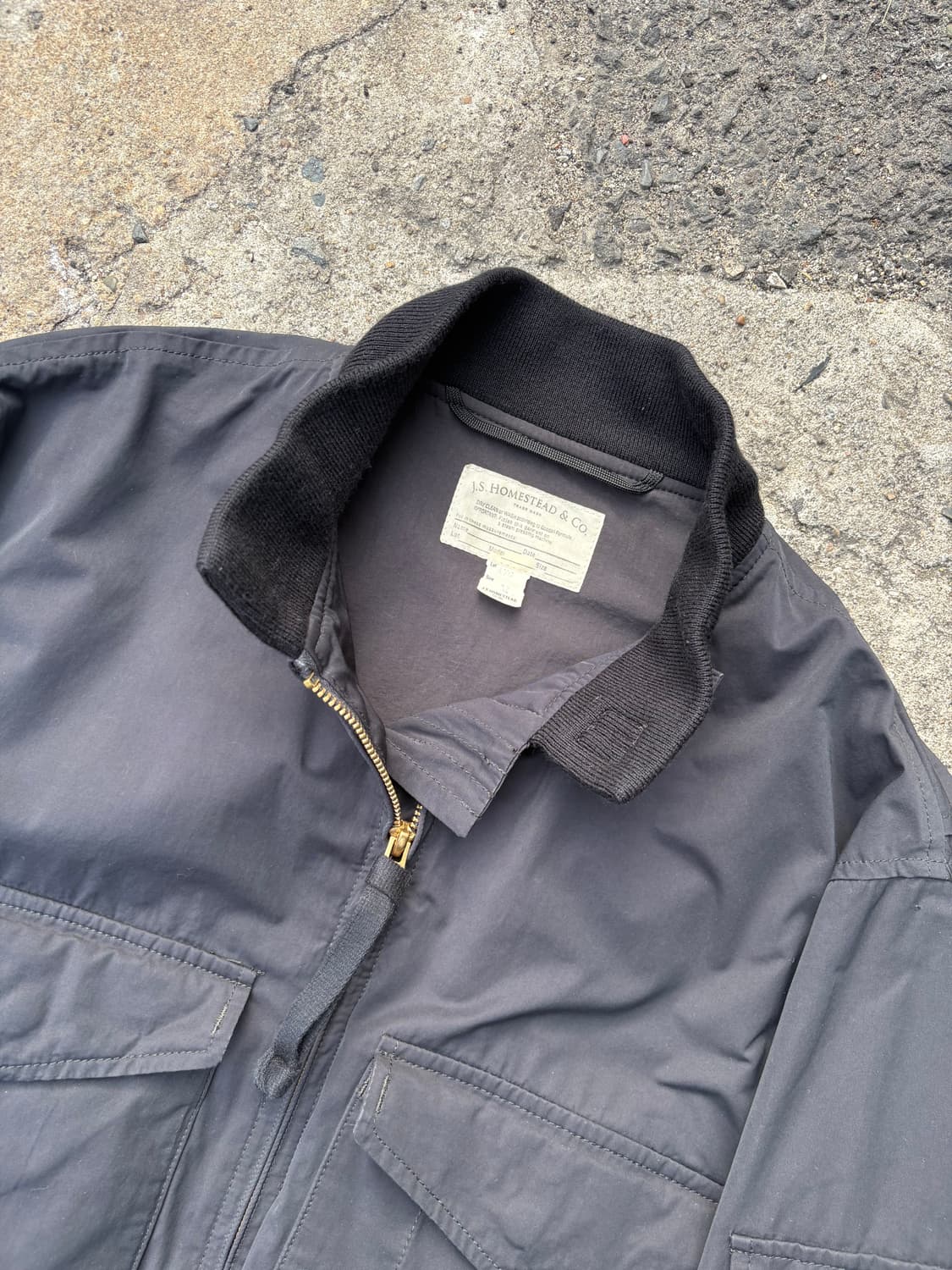 저널스탠다드 홈스테드 블랙 웹 자켓 상품이미지2