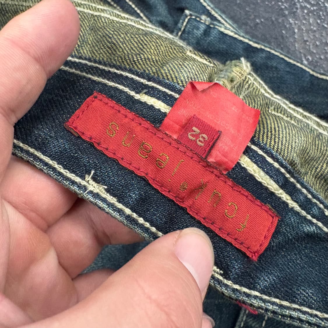 (32)FCUK데님팬츠 상품이미지8