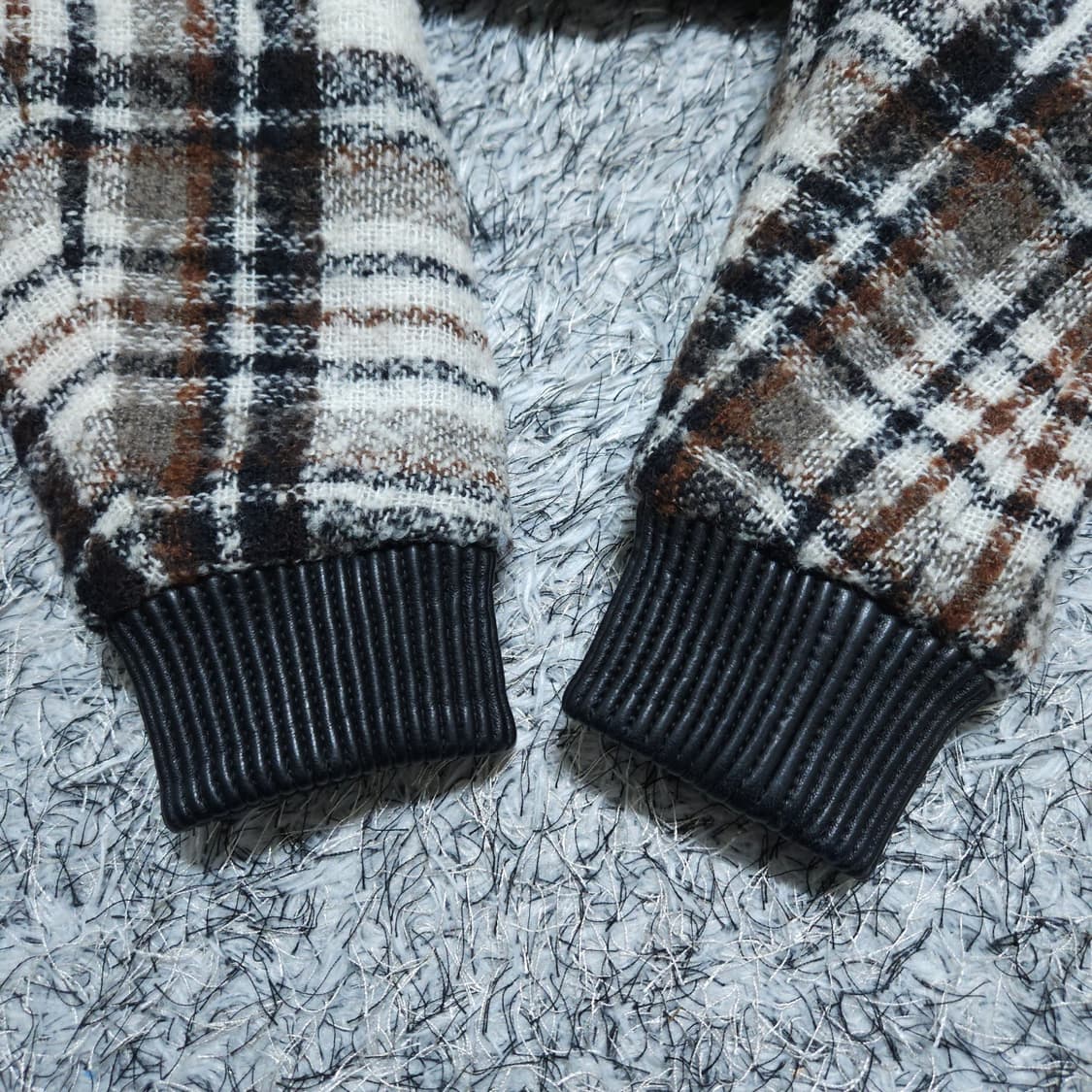 시스템옴므)100 모혼방 나일론 블루종점퍼 / 왕눈이샵 상품이미지6