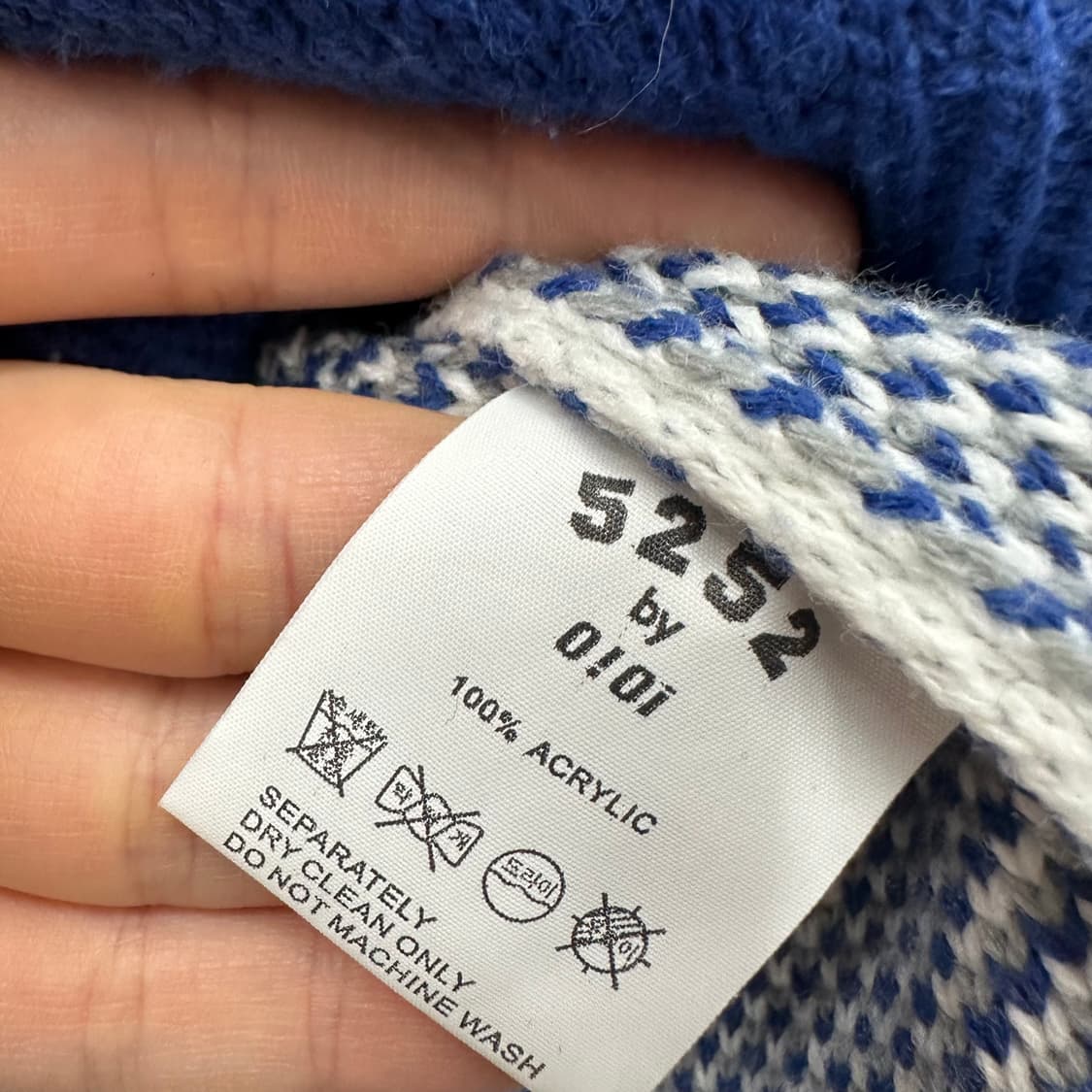 95 OiOi 오아이오아이 여자 오버핏 니트 상품이미지4