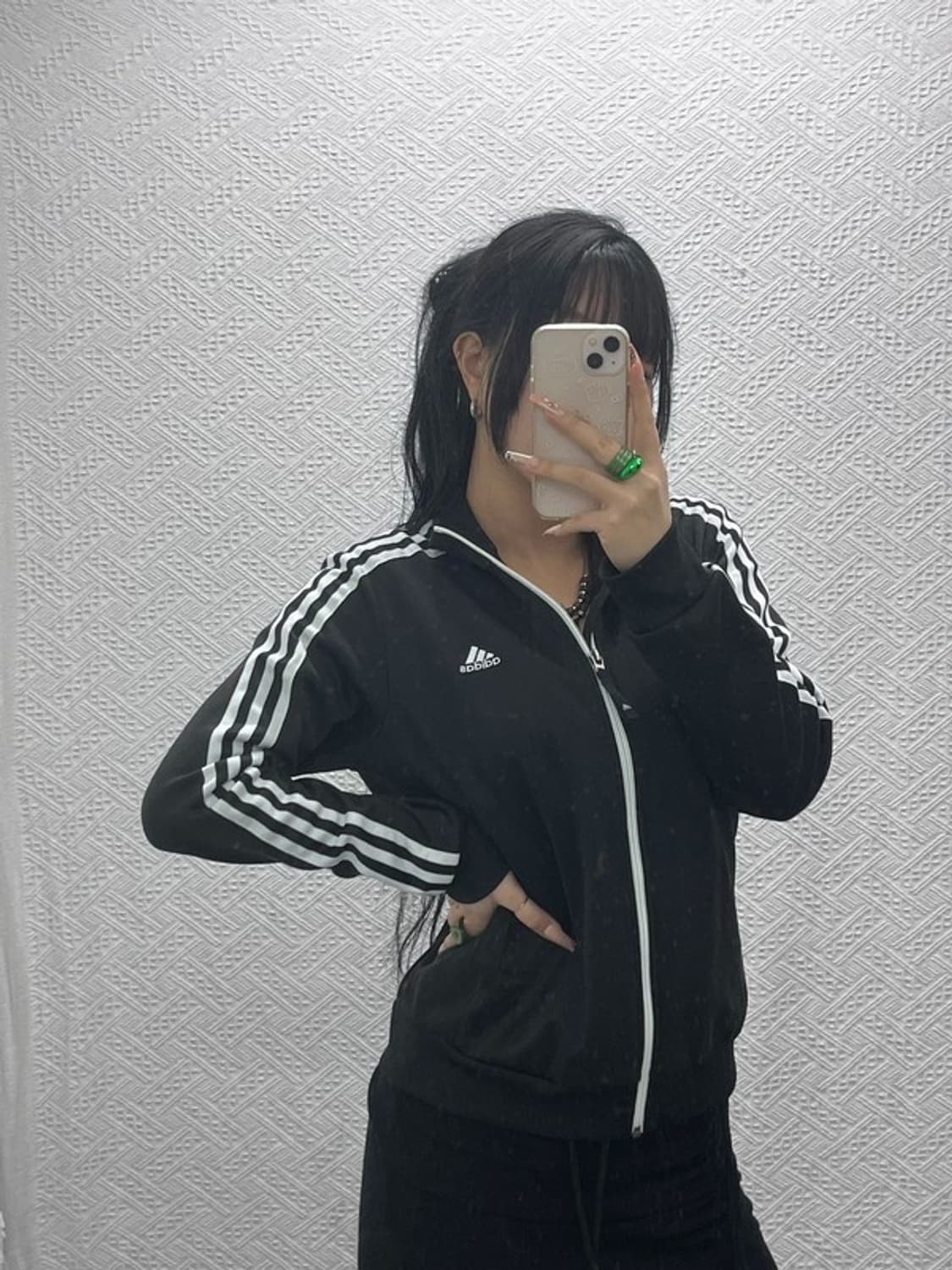 아디다스 올드스쿨 빈티지 삼각로고 져지 집업 100 C08301 상품이미지1