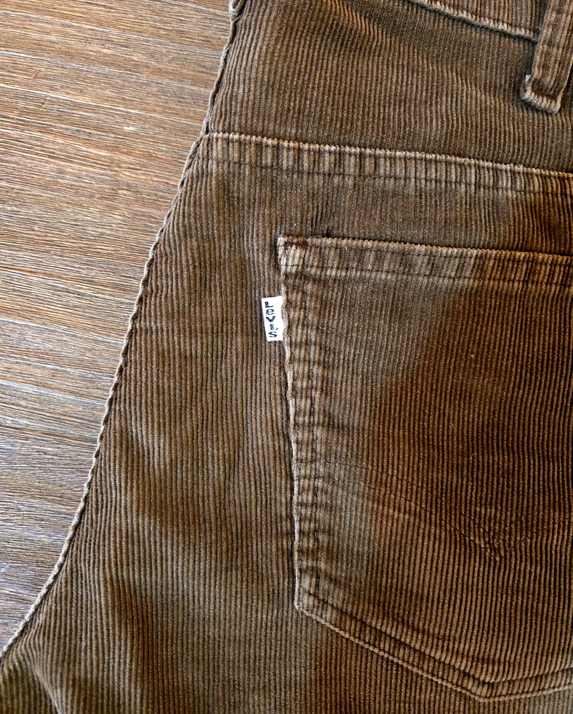 70's Levis 517 Corduroy 브라운 (USA) 상품이미지3