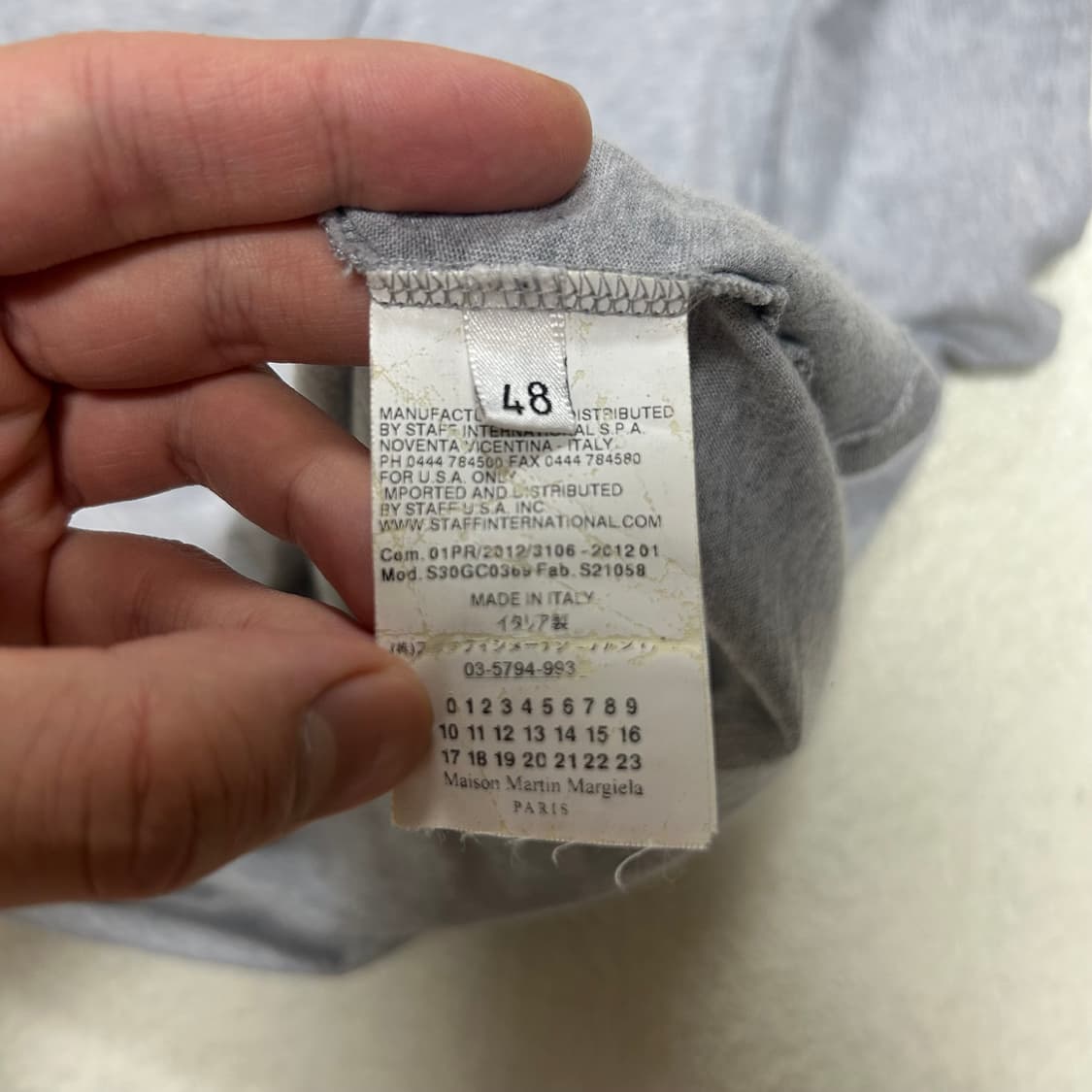 martin margiela 12ss pocket t-shirt 상품이미지5