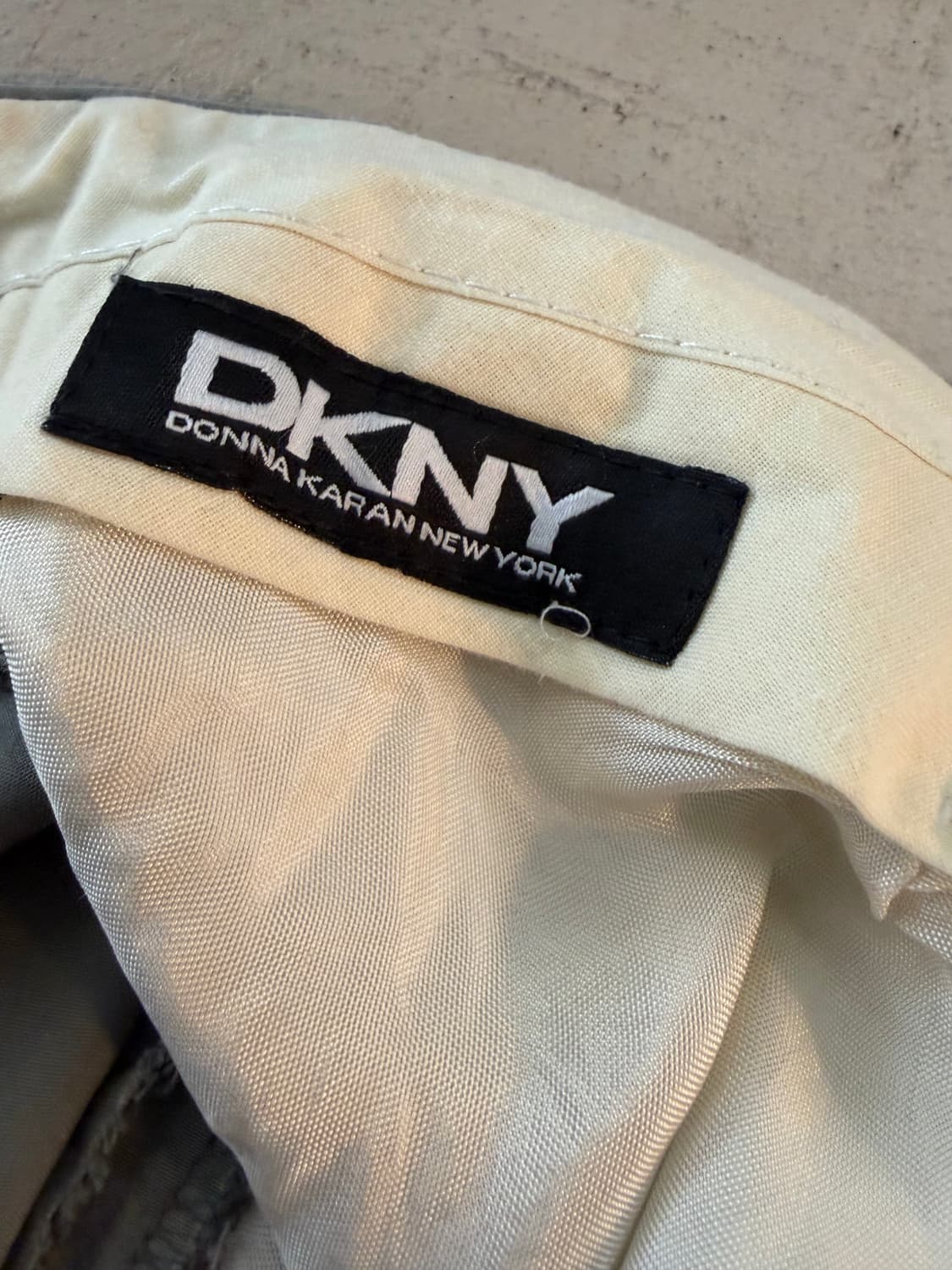 DKNY 백화점판 수입택 카키 슬랙스 86 상품이미지3