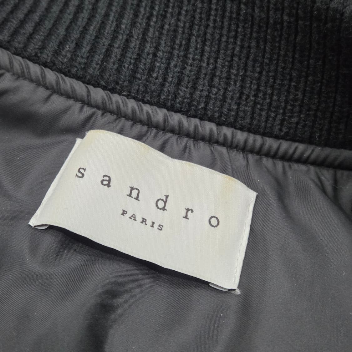 산드로 스터드 크롭 봄버 상품이미지3