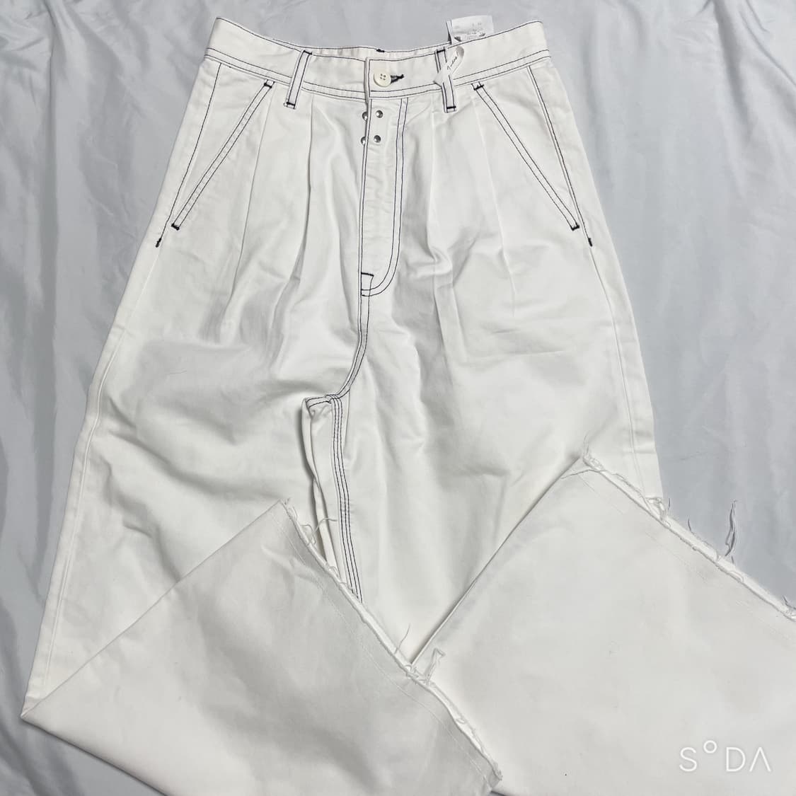 마르지엘라 화이트 스티치 팬츠 상품이미지1