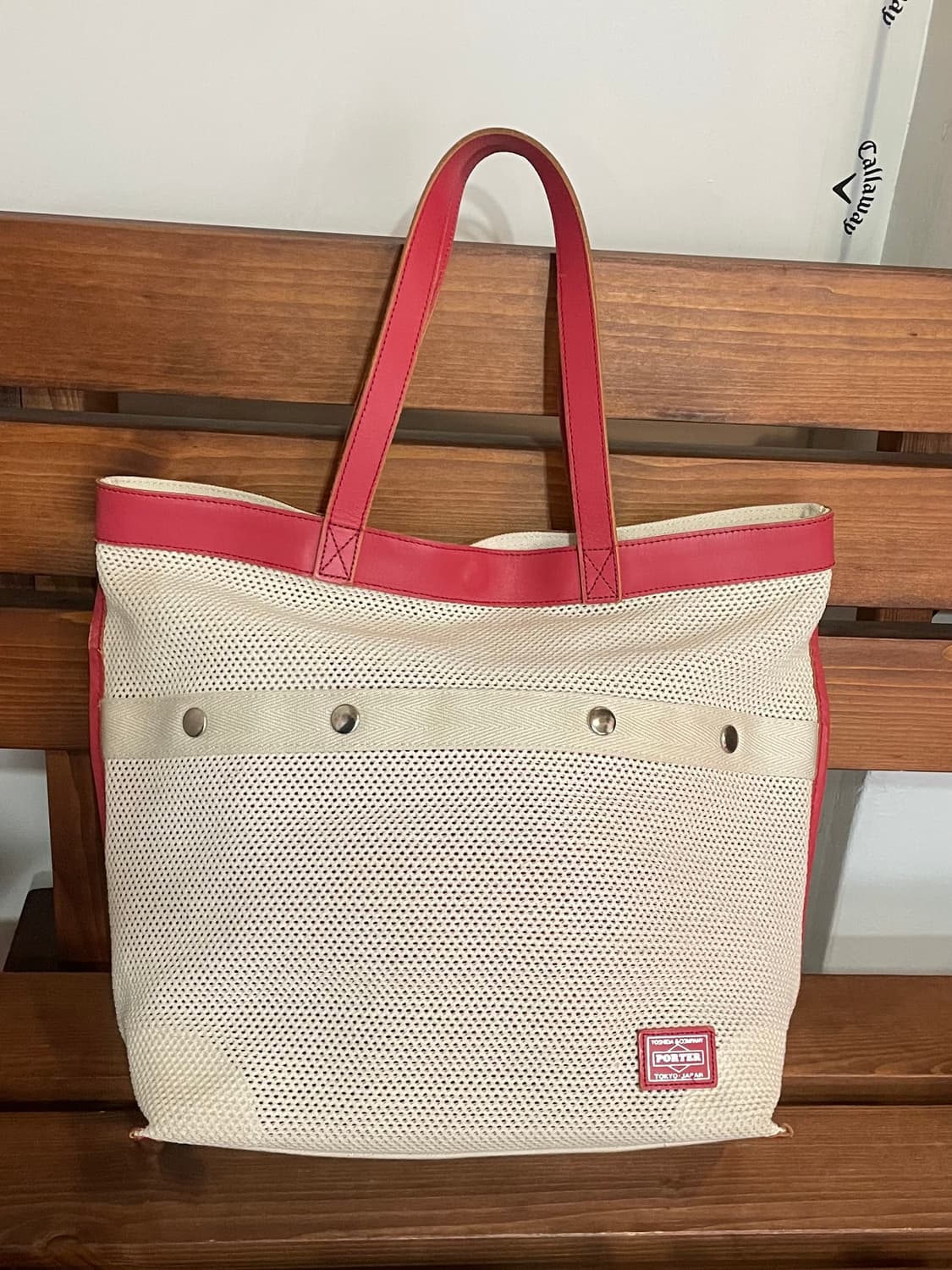 요시다 포터 토트백 레드  상품이미지1