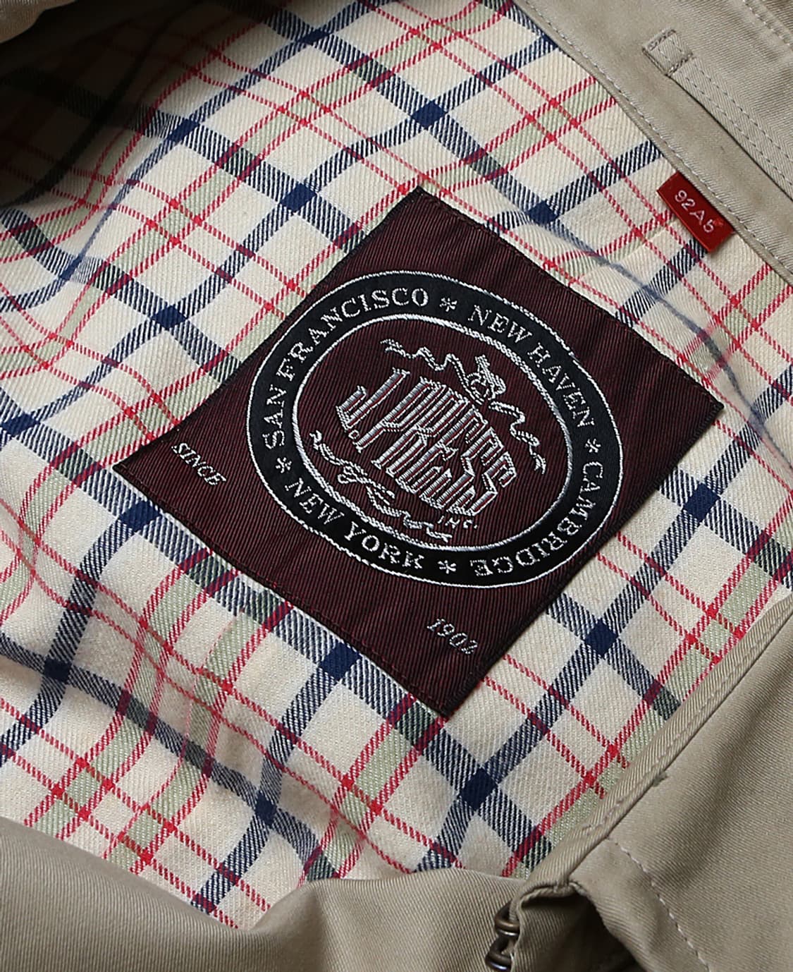 제이프레스 [J. Press] 베이지 코튼 클래식 핏 레글런 트렌치 코트 상품이미지9