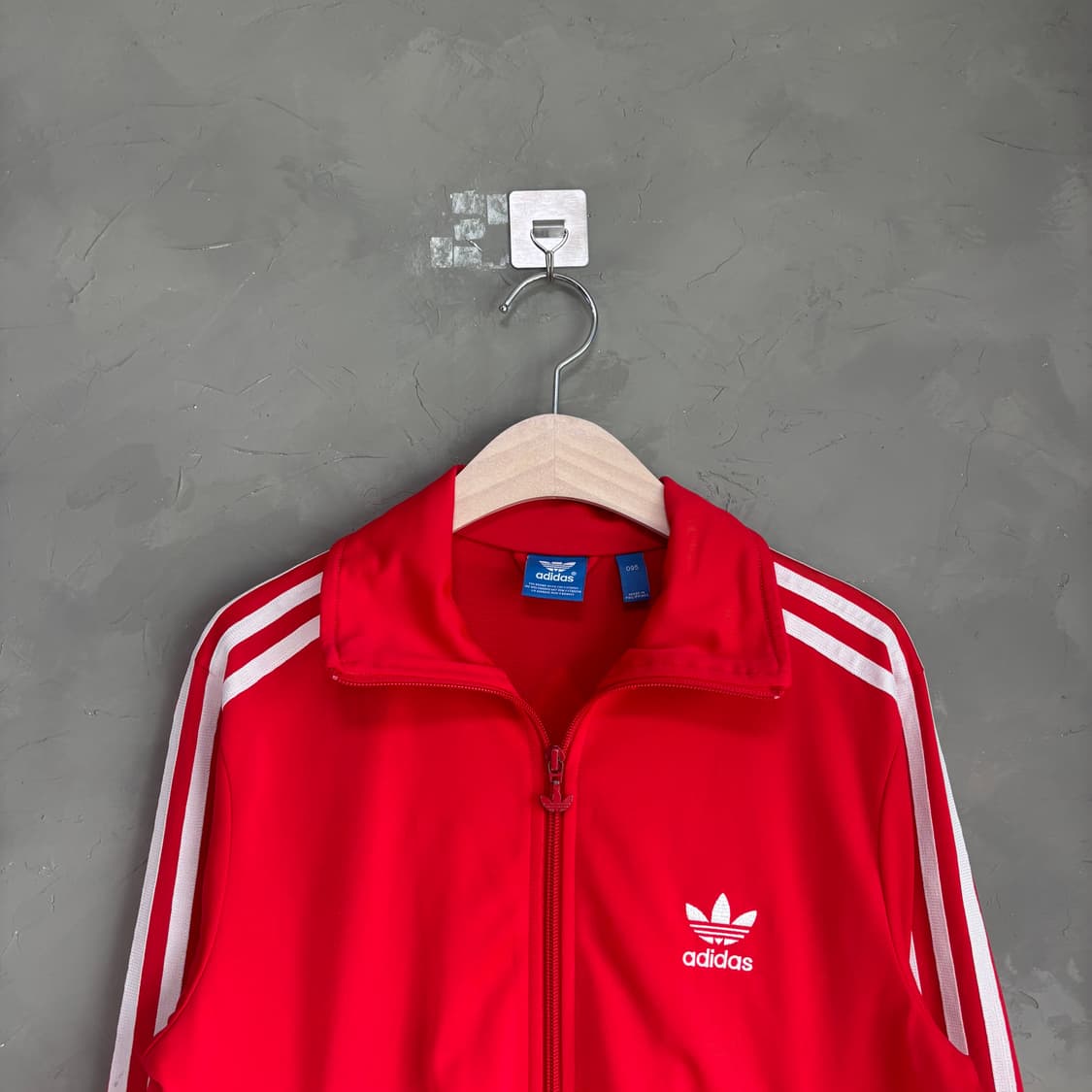 아디다스 파이어버드 백로고 져지 트랙탑 빨강 상품이미지2