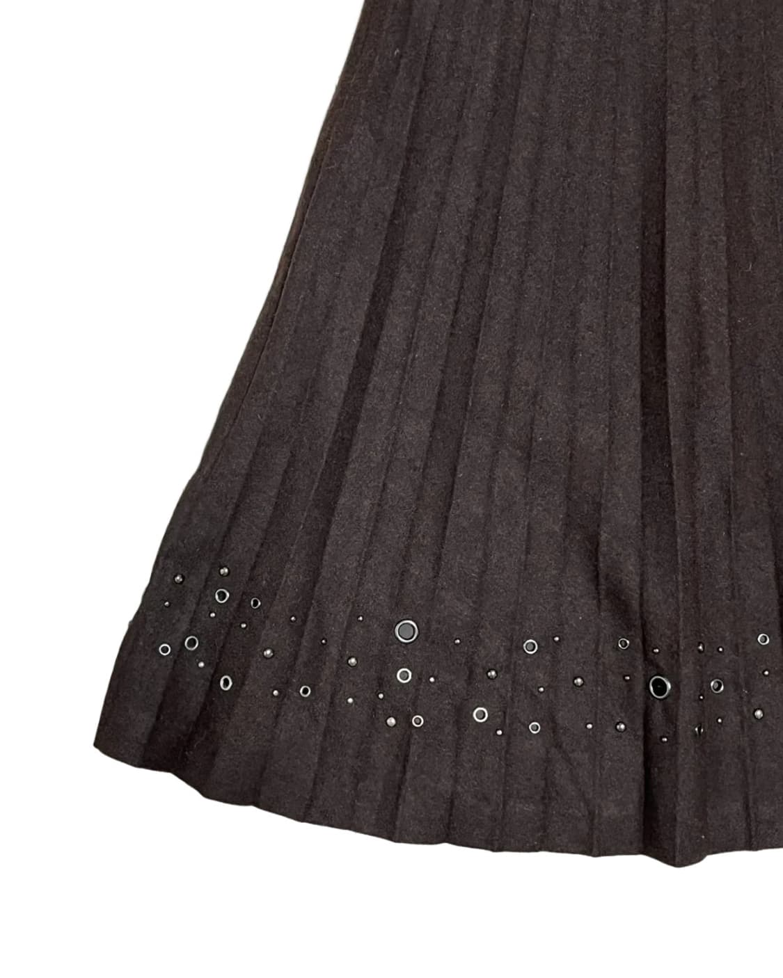 Brown eyelet skirt 상품이미지2