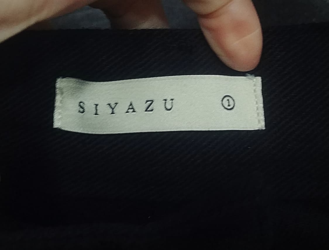 시야쥬SIYAZU 아르코 커브드데님 블랙/S사이즈 새상품  상품이미지5