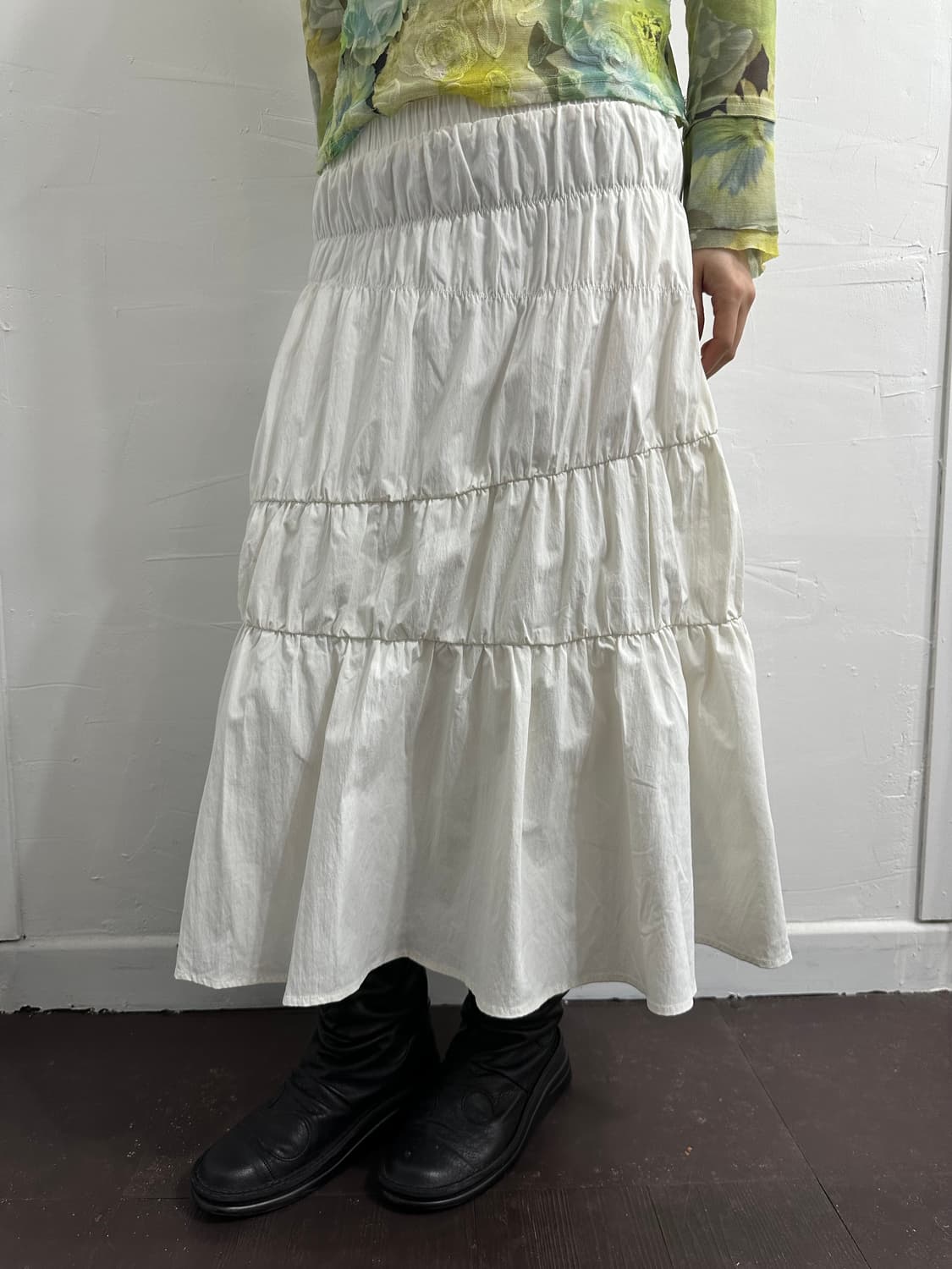 tout a coup white skirt 상품이미지2