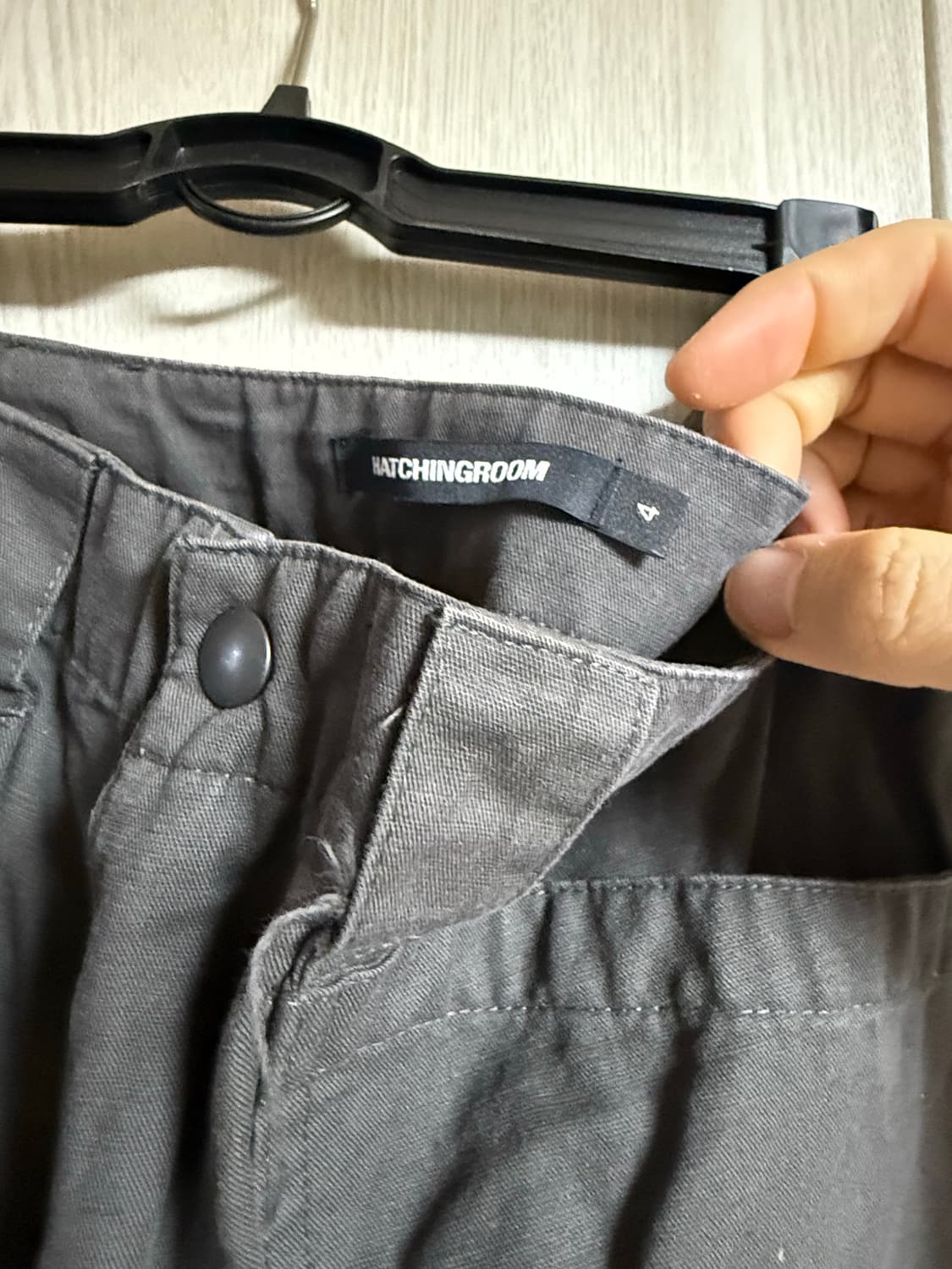 해칭룸 스타퍼티그팬츠 차콜 4 상품이미지3