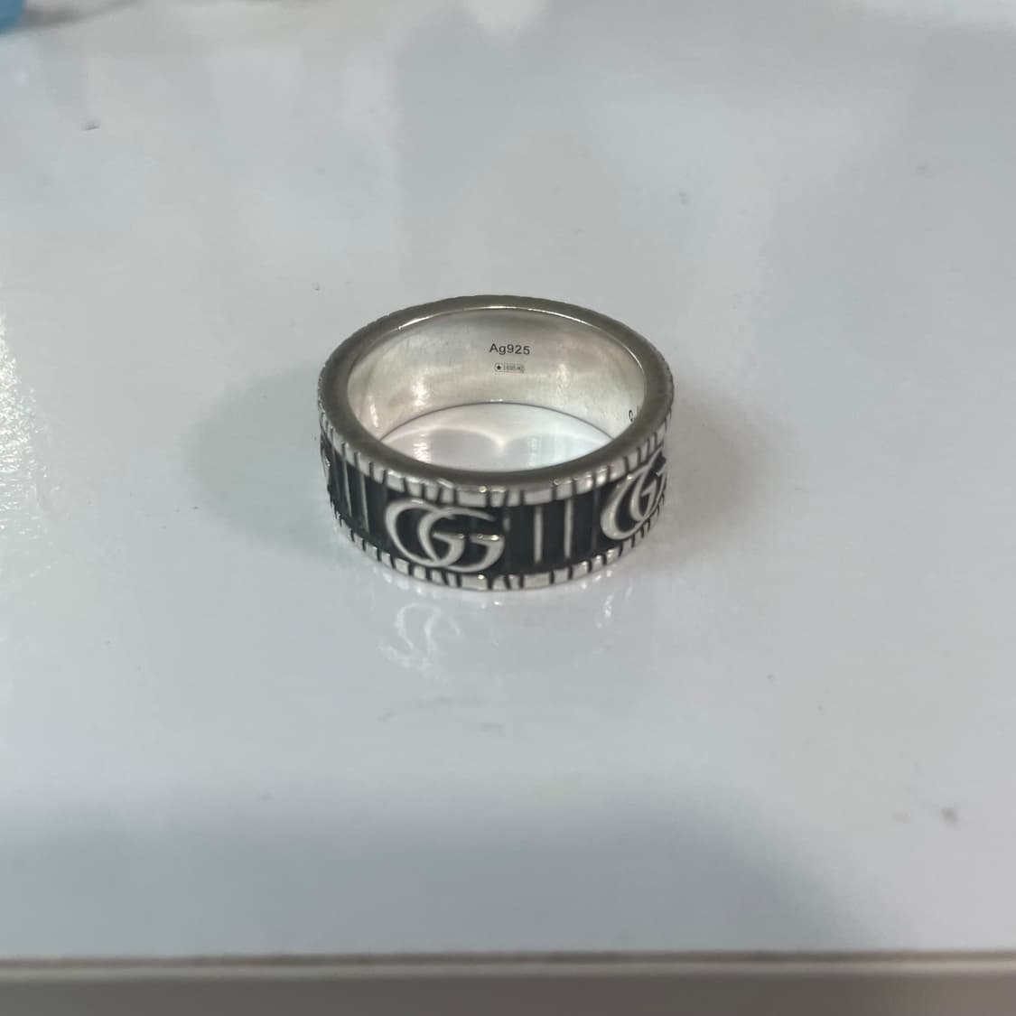 구찌 GG 마몽 와이드 실버링15호 상품이미지2