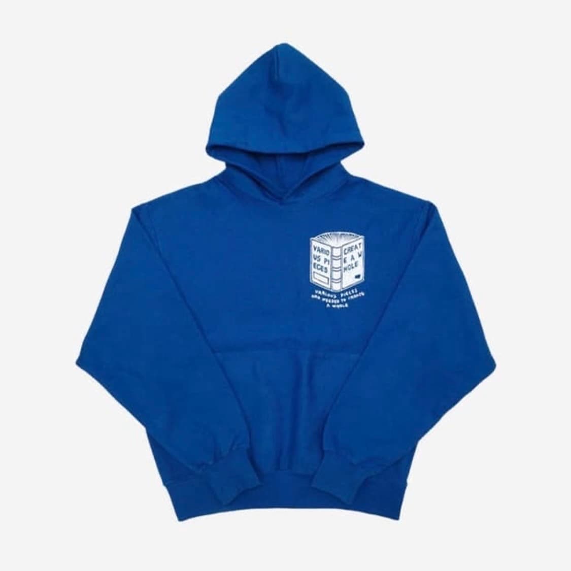 컬렉트 피시스 북 로고 후드 블루 L사이즈 상품이미지1