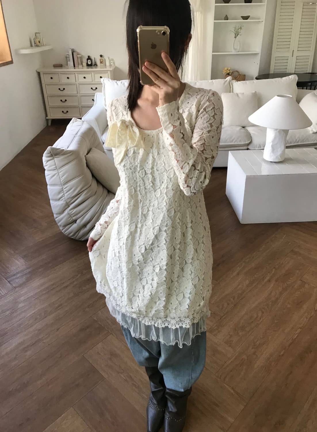 vintage lace one-piece 상품이미지2